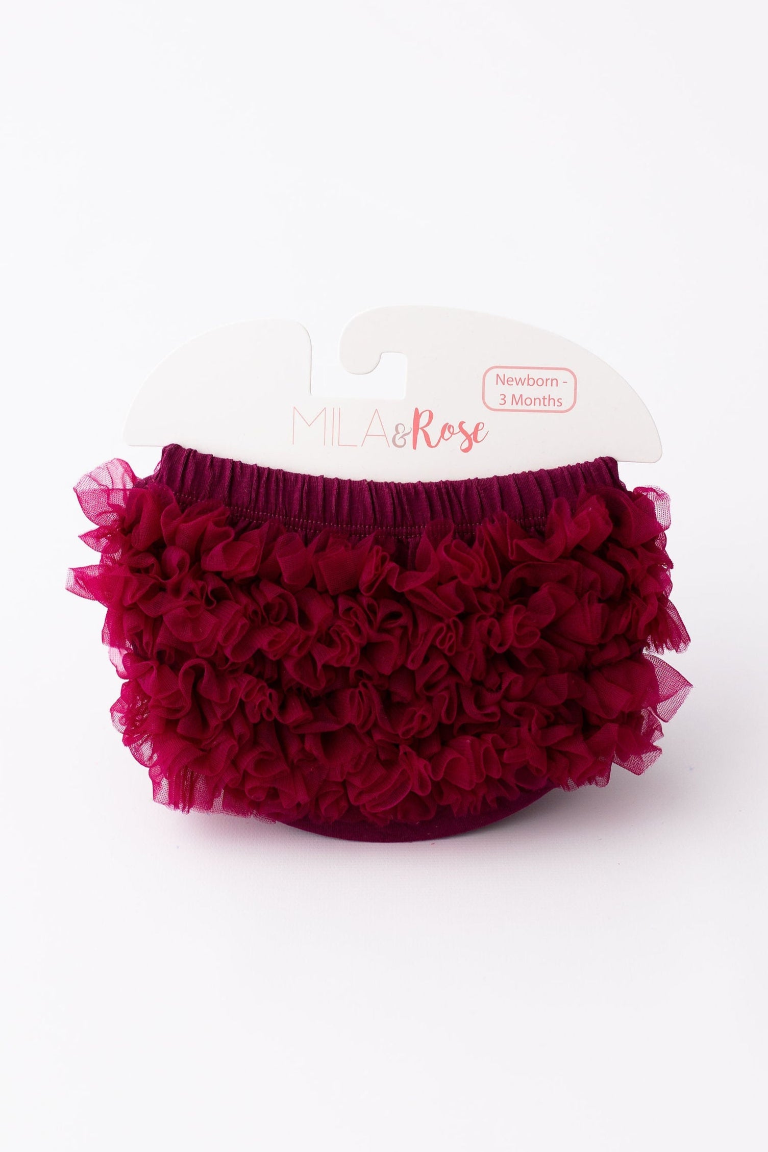 Maroon Ruffle Bum Bloomer Main image