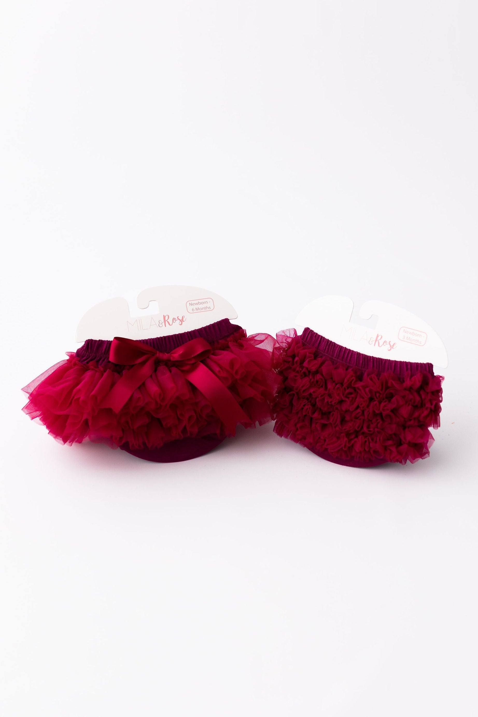 Maroon Ruffle Bum Bloomer Secondary image