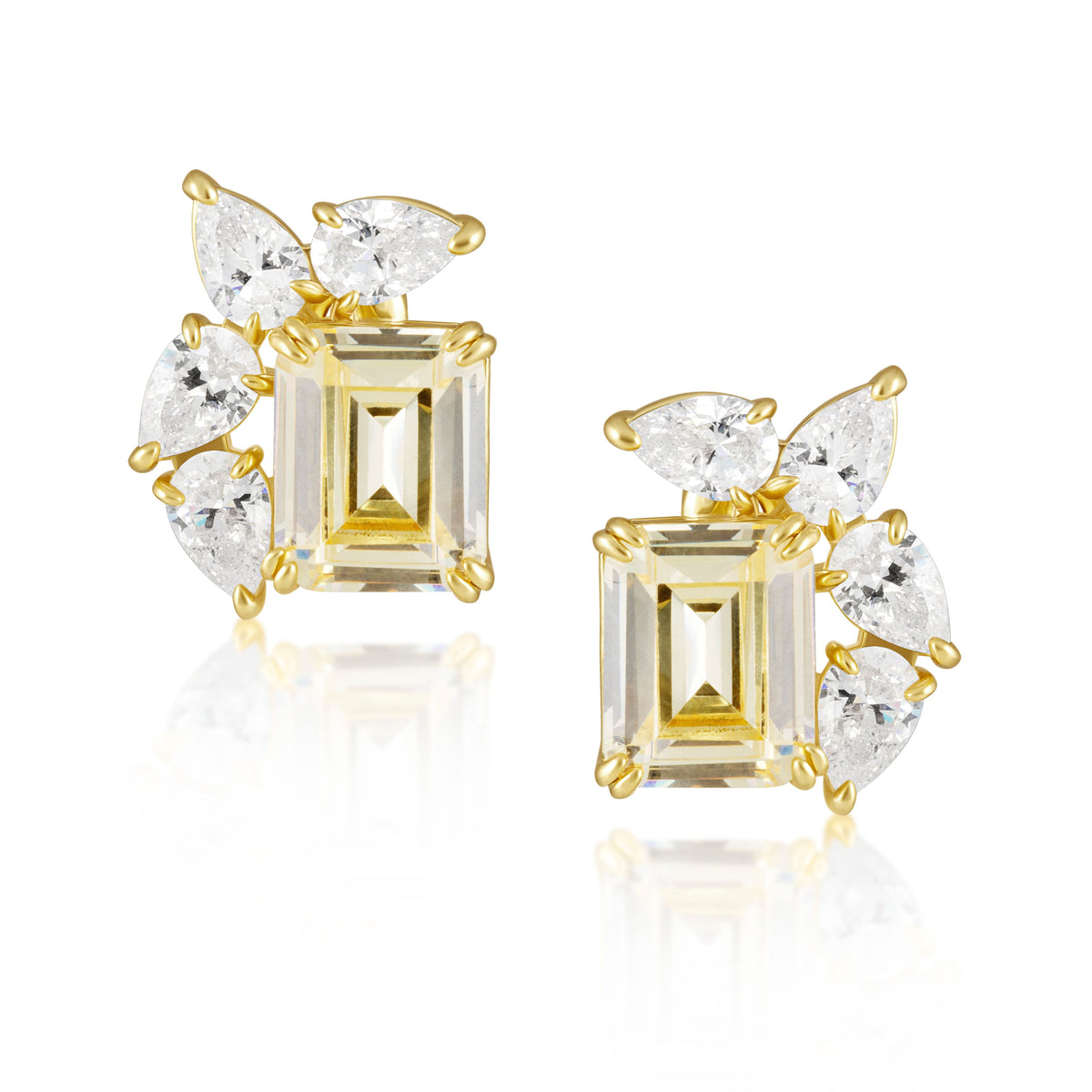 Marquise Sunburst Earrings Main image