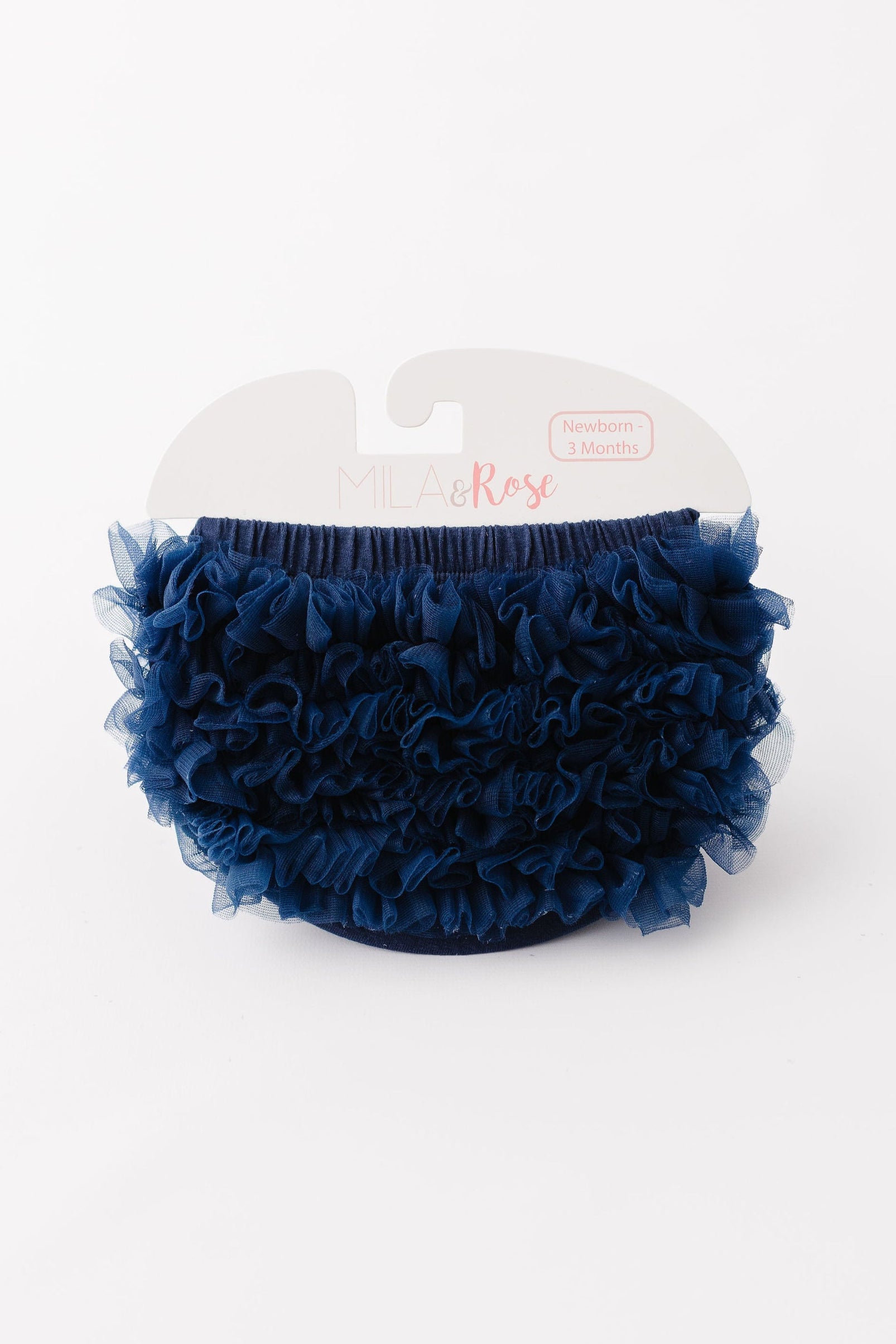 Navy Blue Ruffle Bum Bloomer Main image