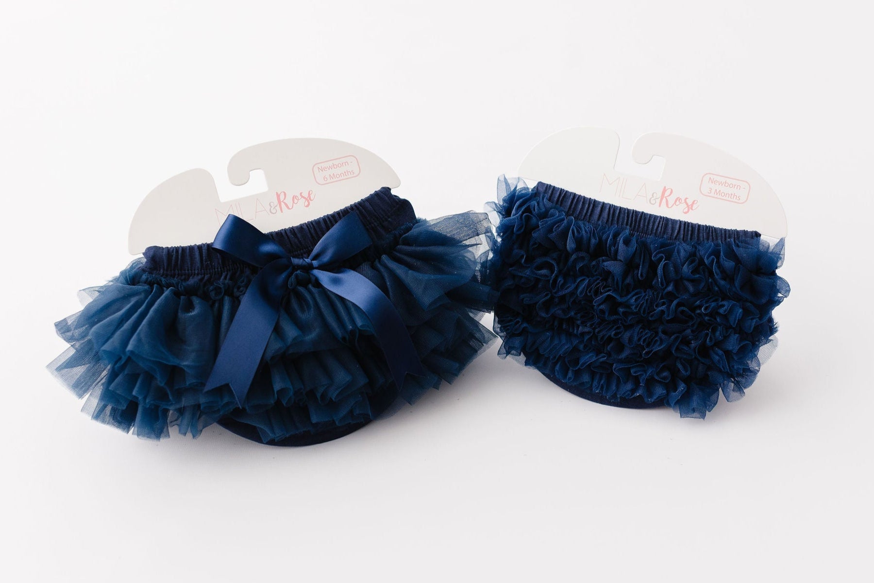 Navy Blue Ruffle Bum Bloomer Secondary image