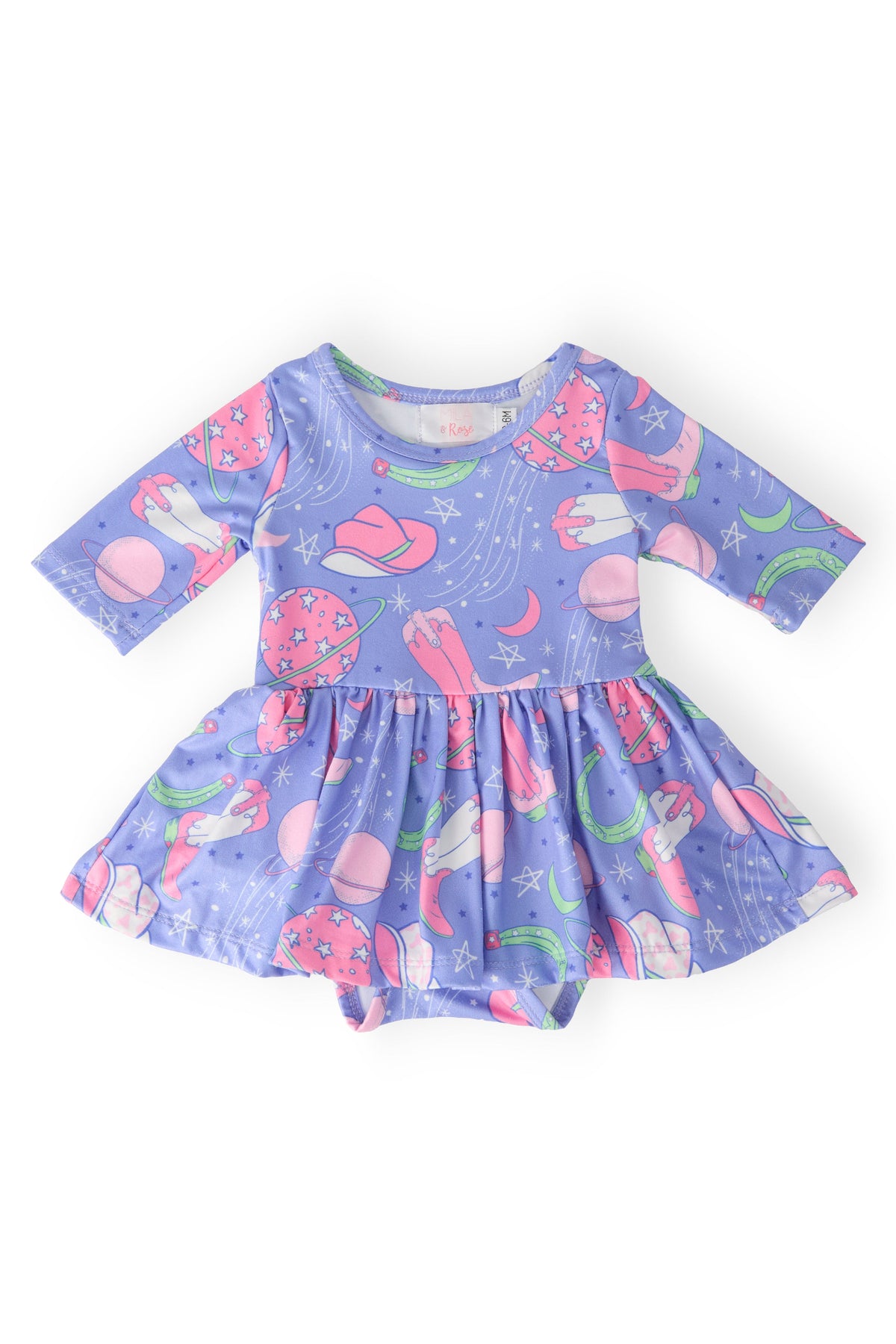 SALE Neon Moon 3/4 Sleeve Twirl Bodysuit Main image