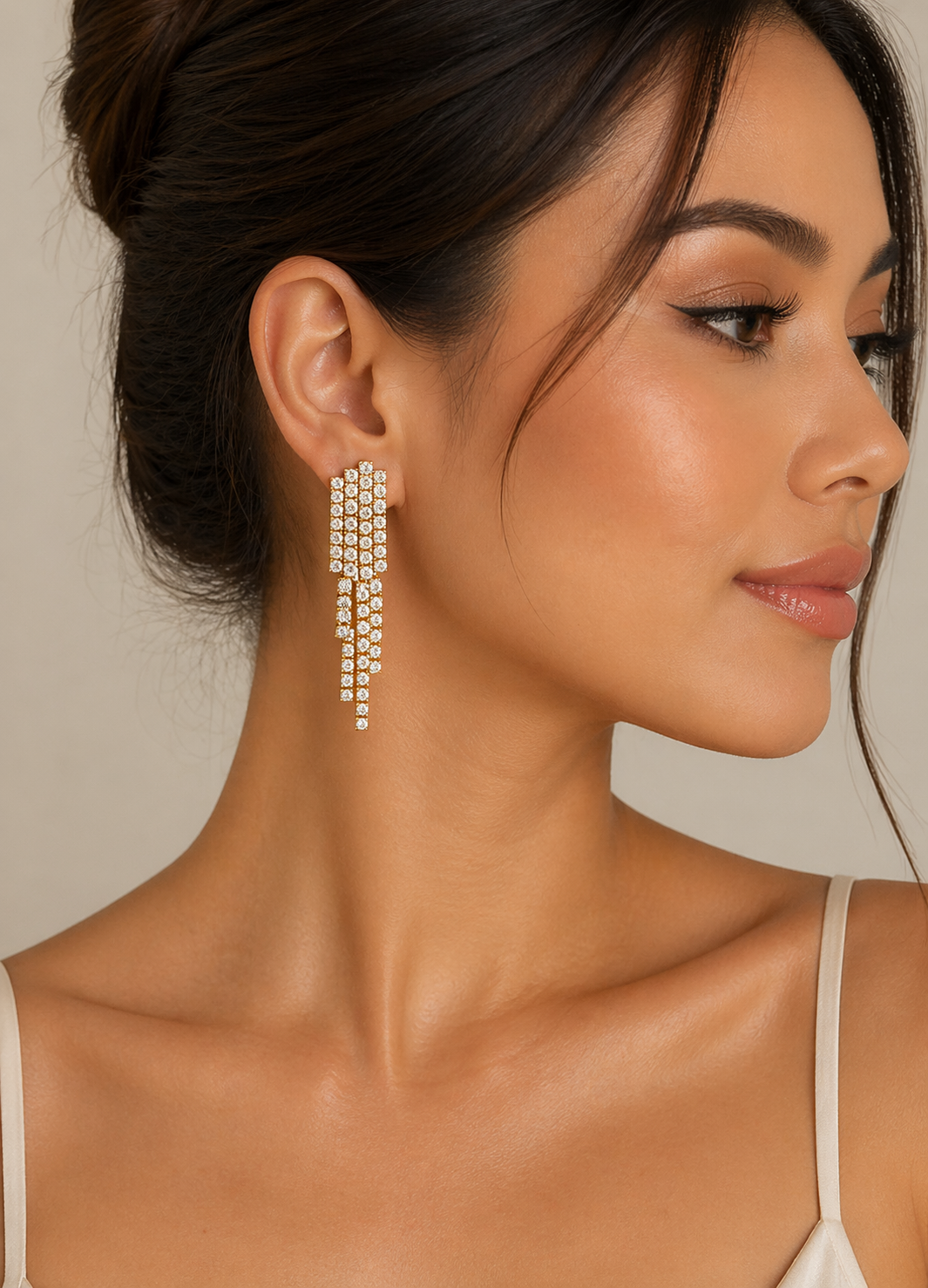 Nikki Statement Earrings Secondary image