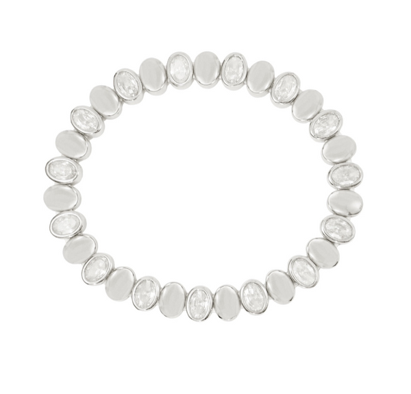 Stretchy Oval CZ Bracelet