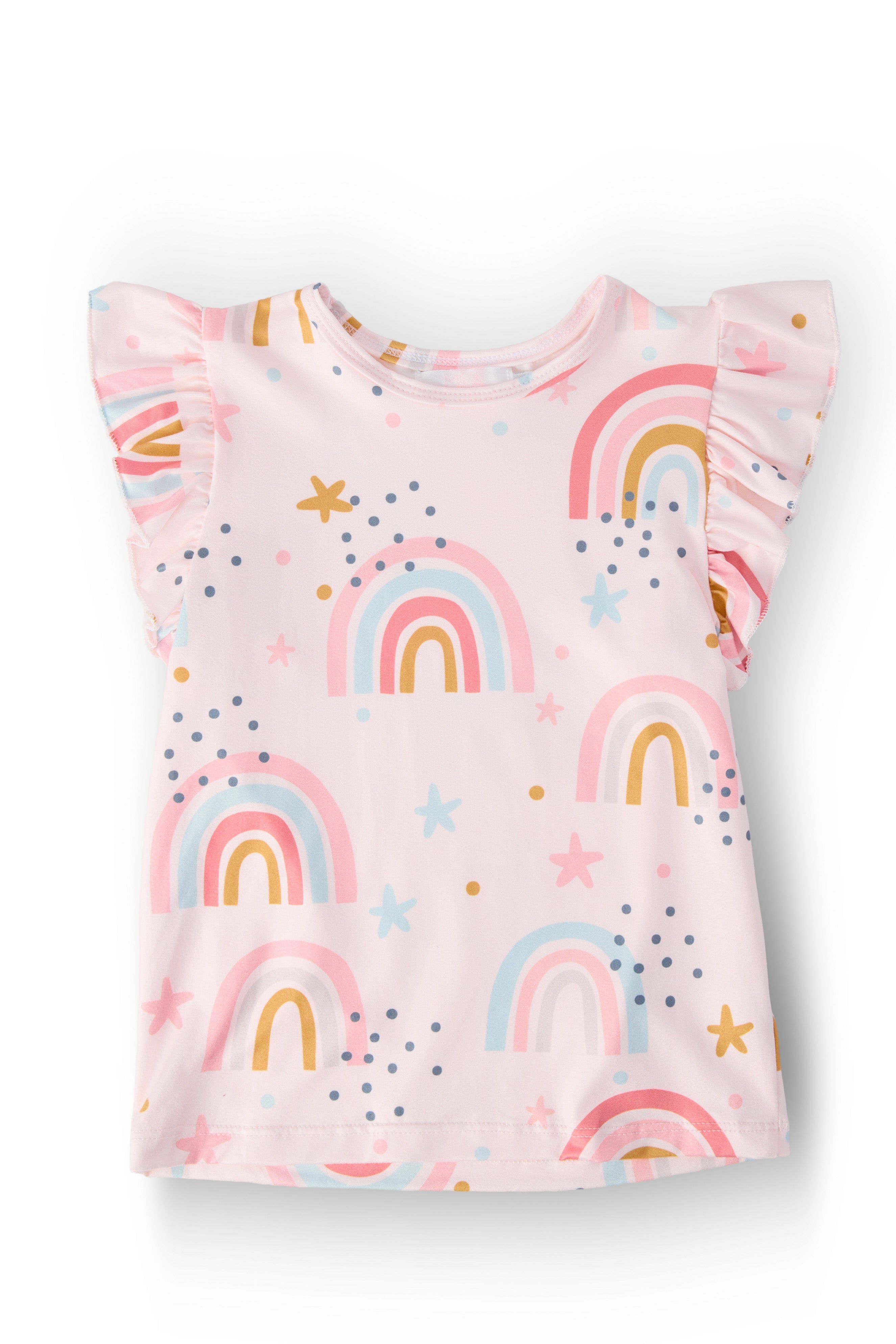 Over the Rainbow S/S Ruffle Tee Main image