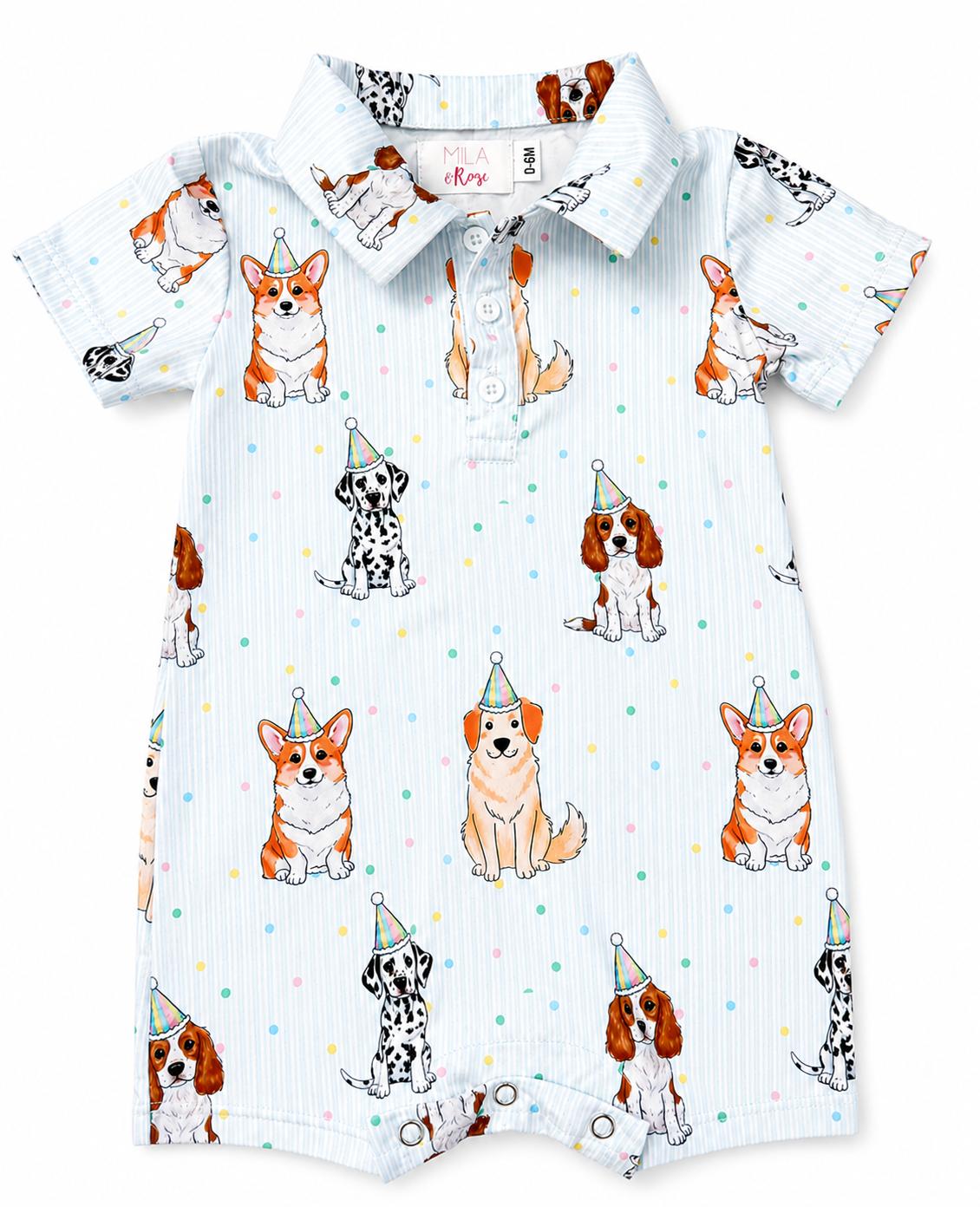 Party Pups Polo Shorty One-Piece Main image