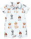 Party Pups Polo Shorty One-Piece