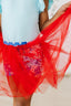 SALE Patriotic Patchwork Tutu Shorts
