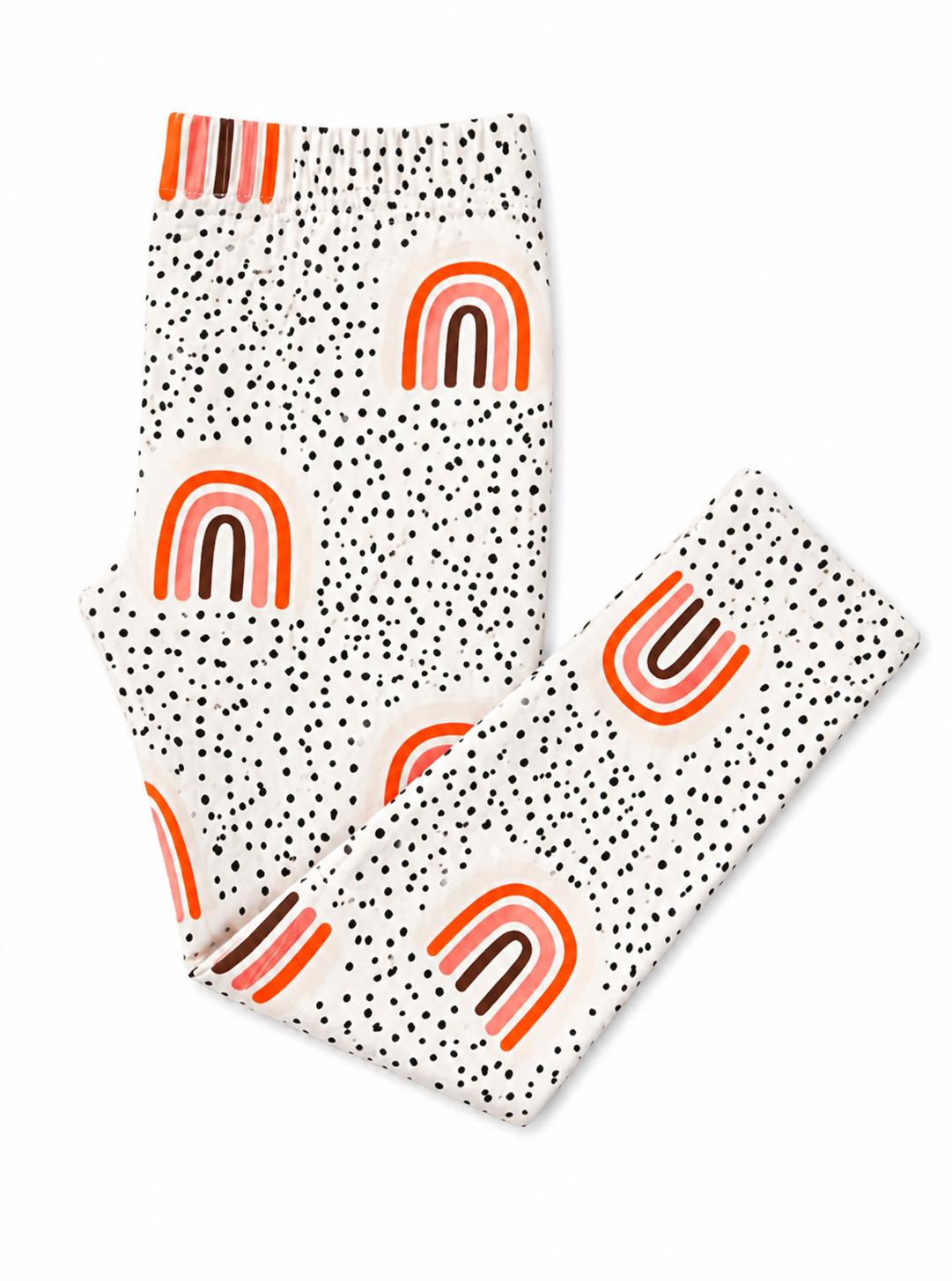 Peach Rainbow Leggings Main image