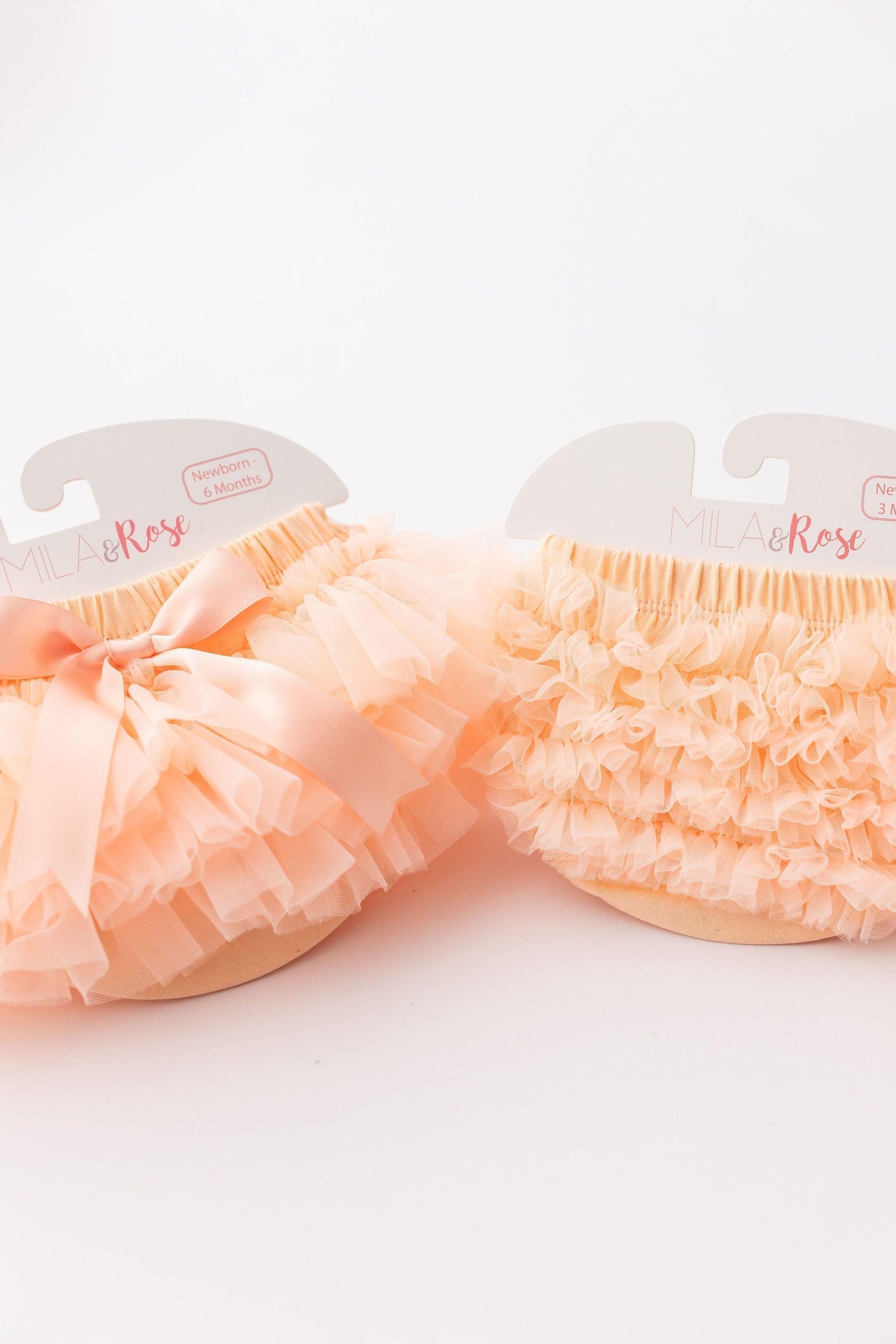 Peach Ruffle Bum Bloomer Secondary image
