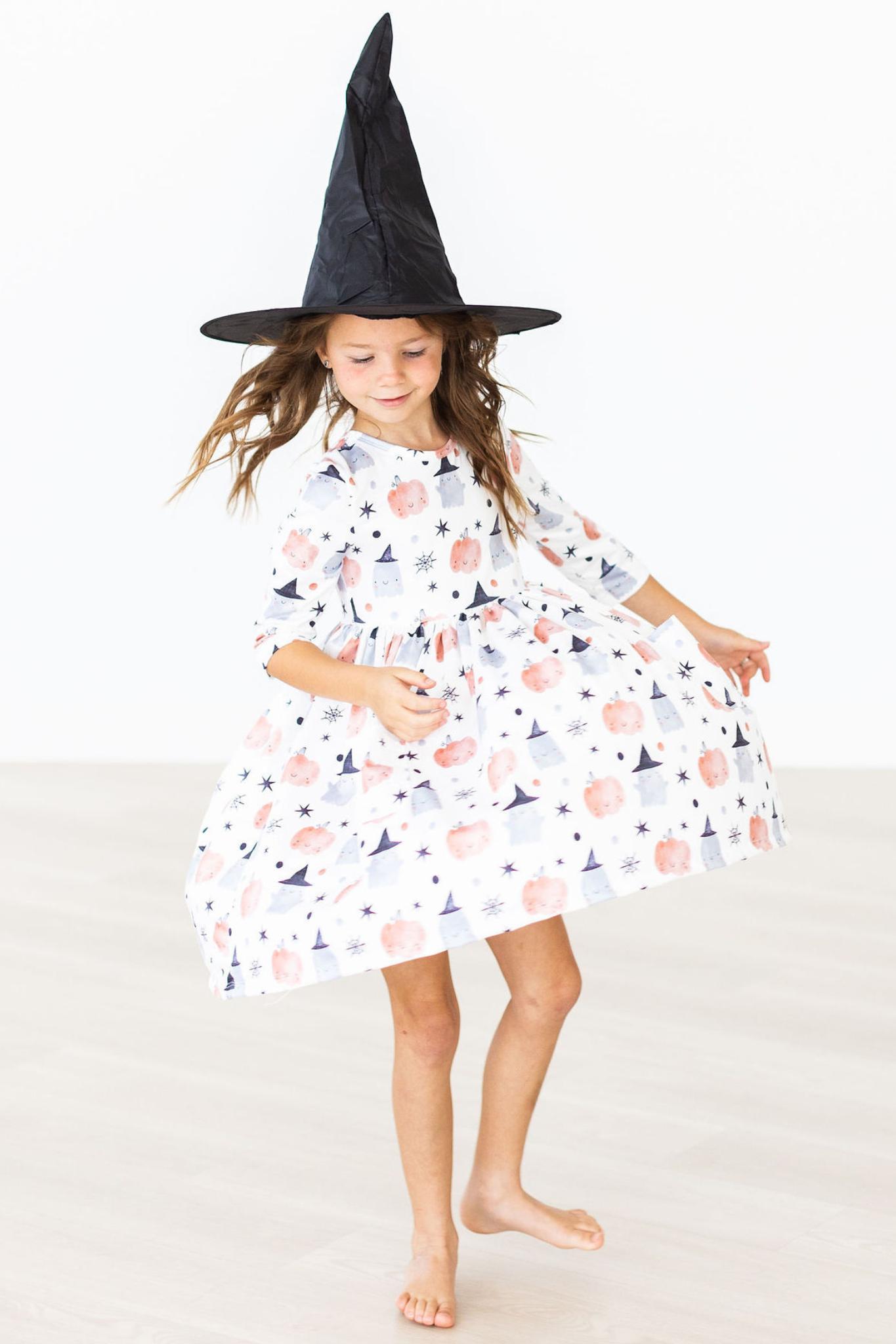 Peek-a-Boo 3/4 Sleeve Pocket Twirl Dress Secondary image