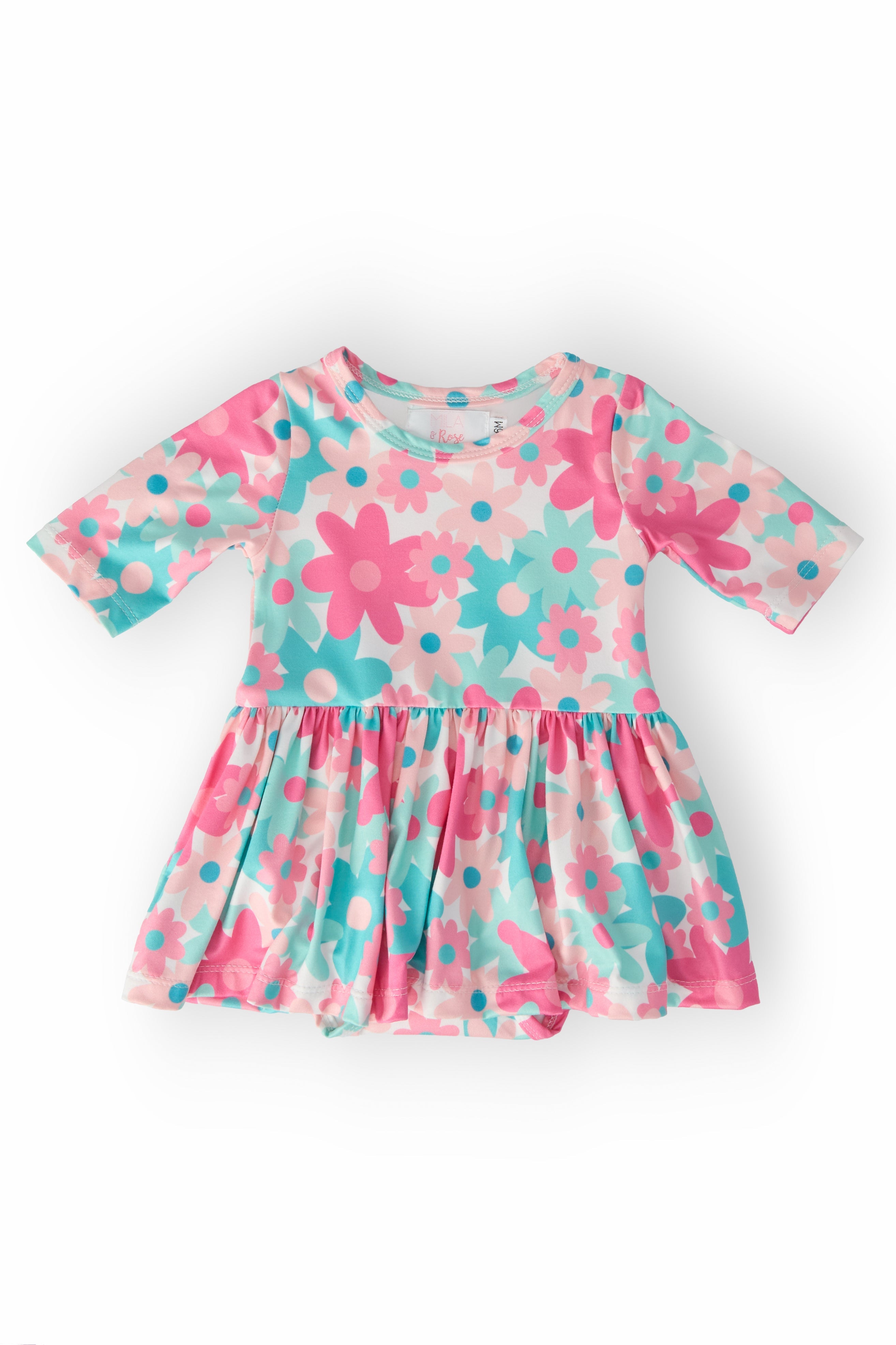 SALE Petal Perfection 3/4 Sleeve Twirl Bodysuit Main image