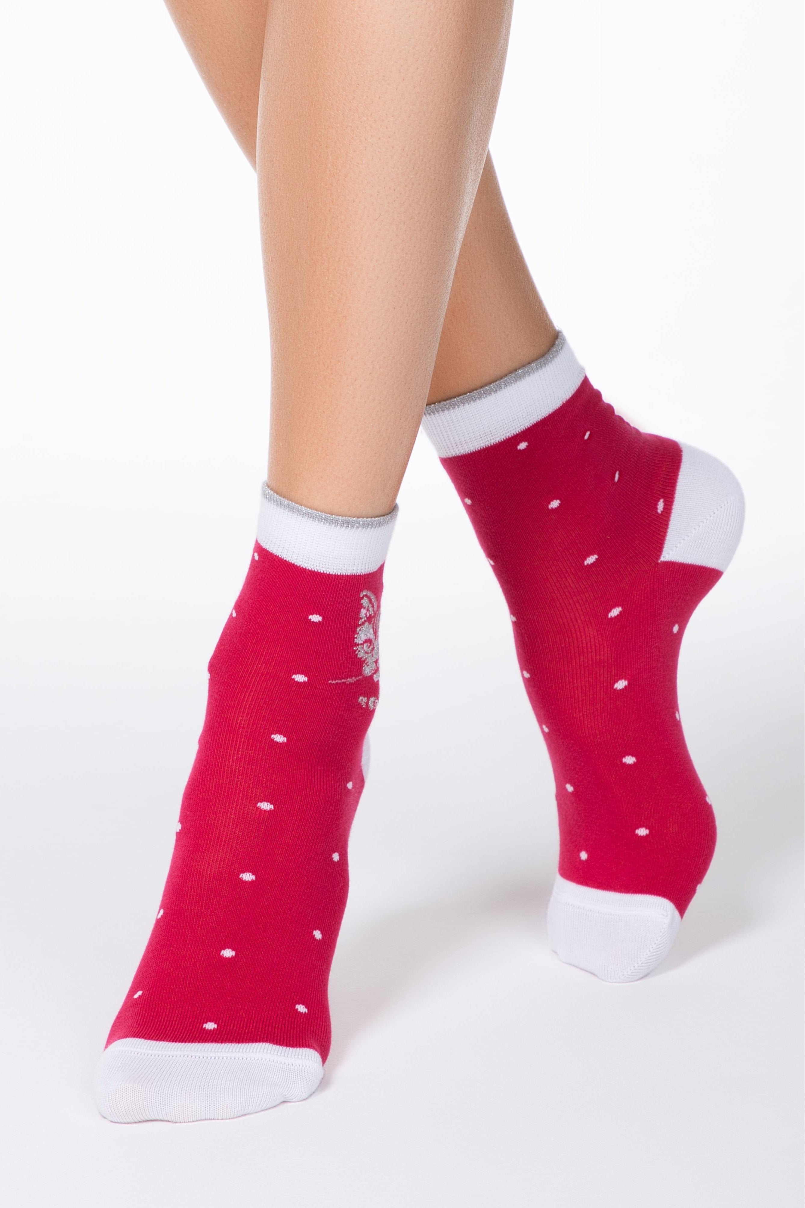 Conte Elegant Cotton Socks (2 pairs) - Lady Cat Secondary image