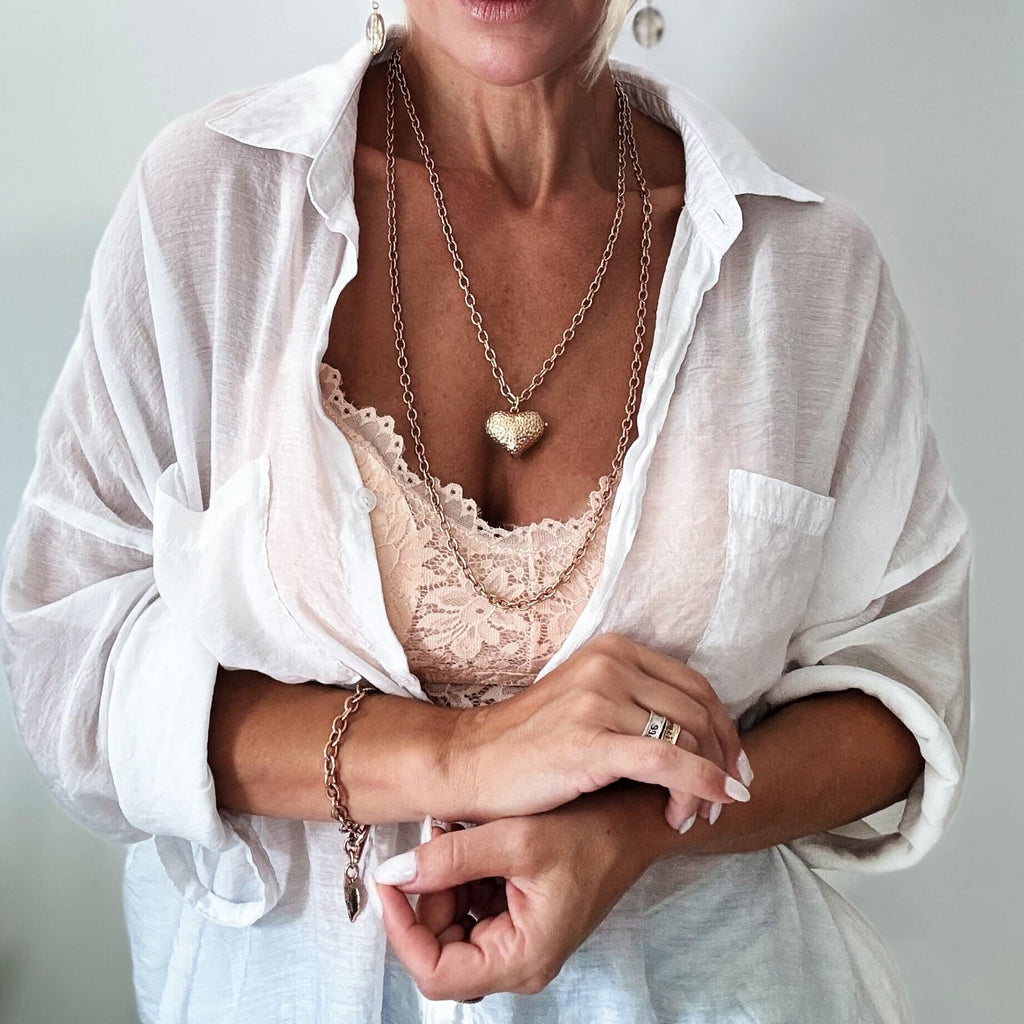 Follow Your Heart Heart Locket Essential Necklace