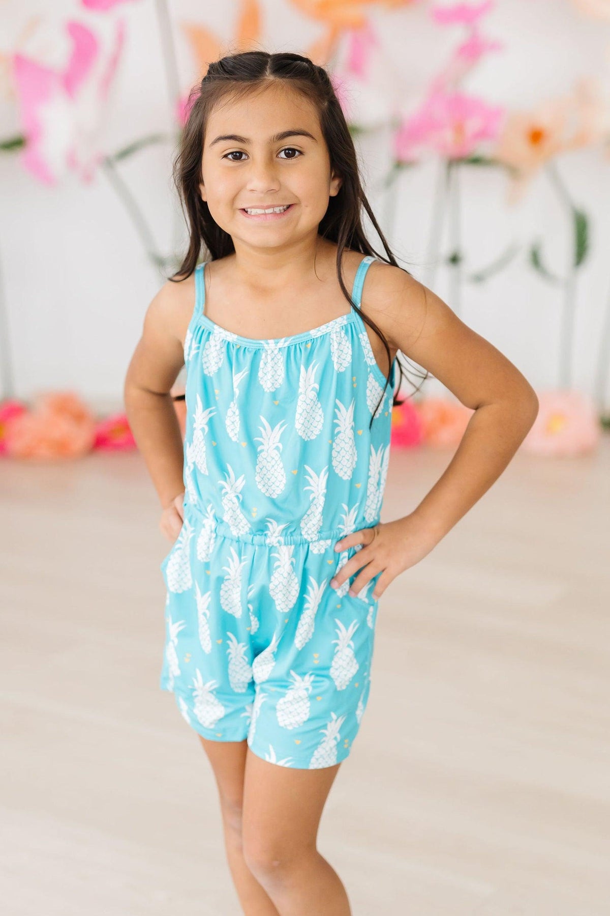 Pineapple Party Strappy Play Romper Main image