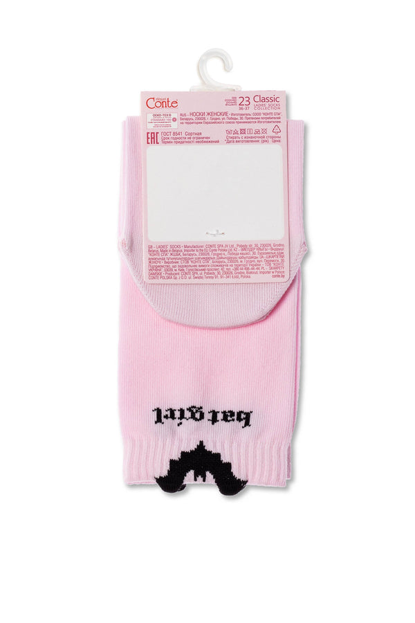 Cotton Socks Conte Classic 245 - Picot "Batgirl"