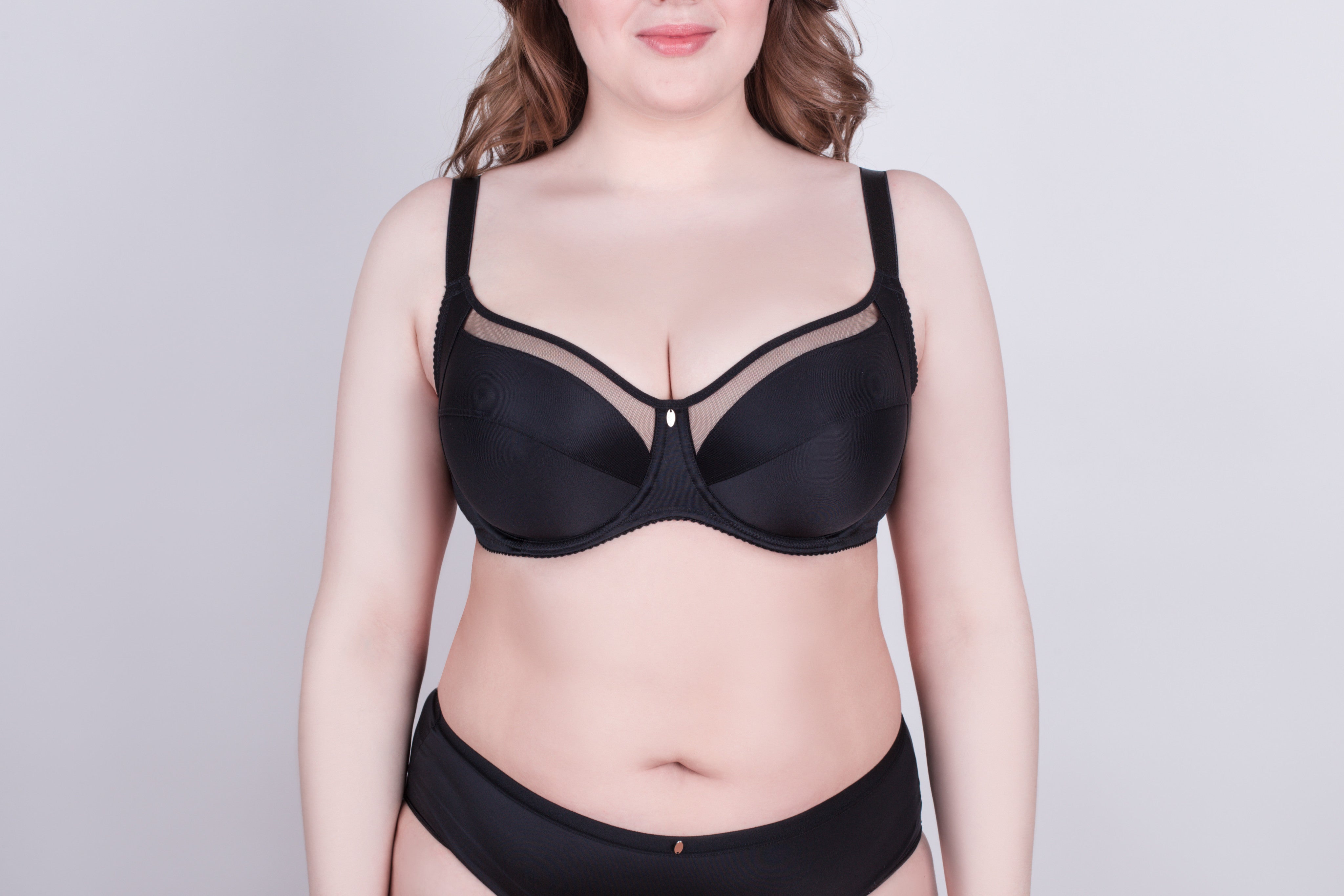 Bra Milavitsa 120150 - Underwired, Mesh Insert, Wide Straps Secondary image