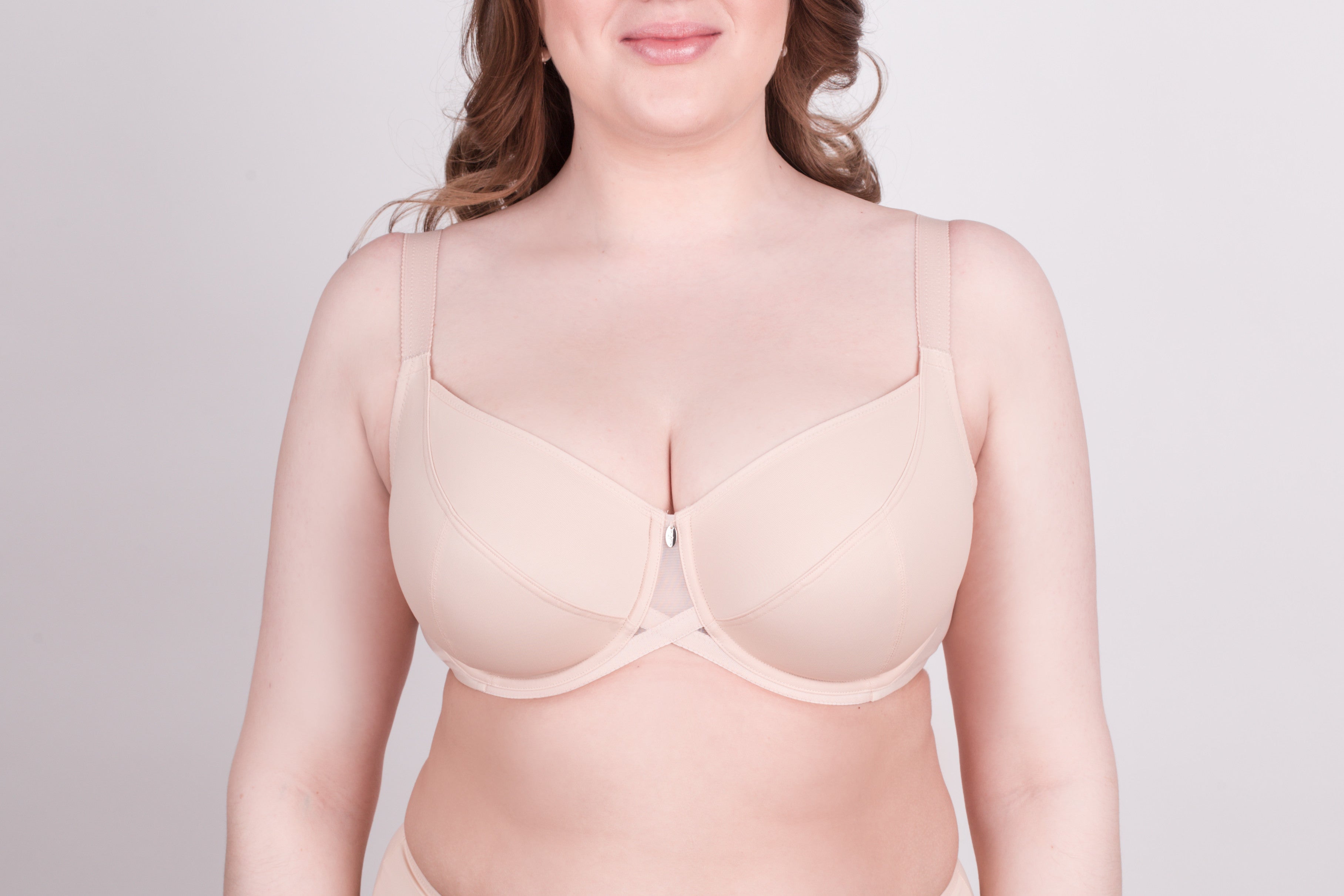 Bra Milavitsa 115910 - Elastic Knit, Underwired, Triple Diagonal Segment Cups Secondary image