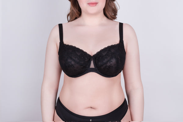 Bra Milavitsa 117180 - Lace, Triple-Cup, Decorative Insert