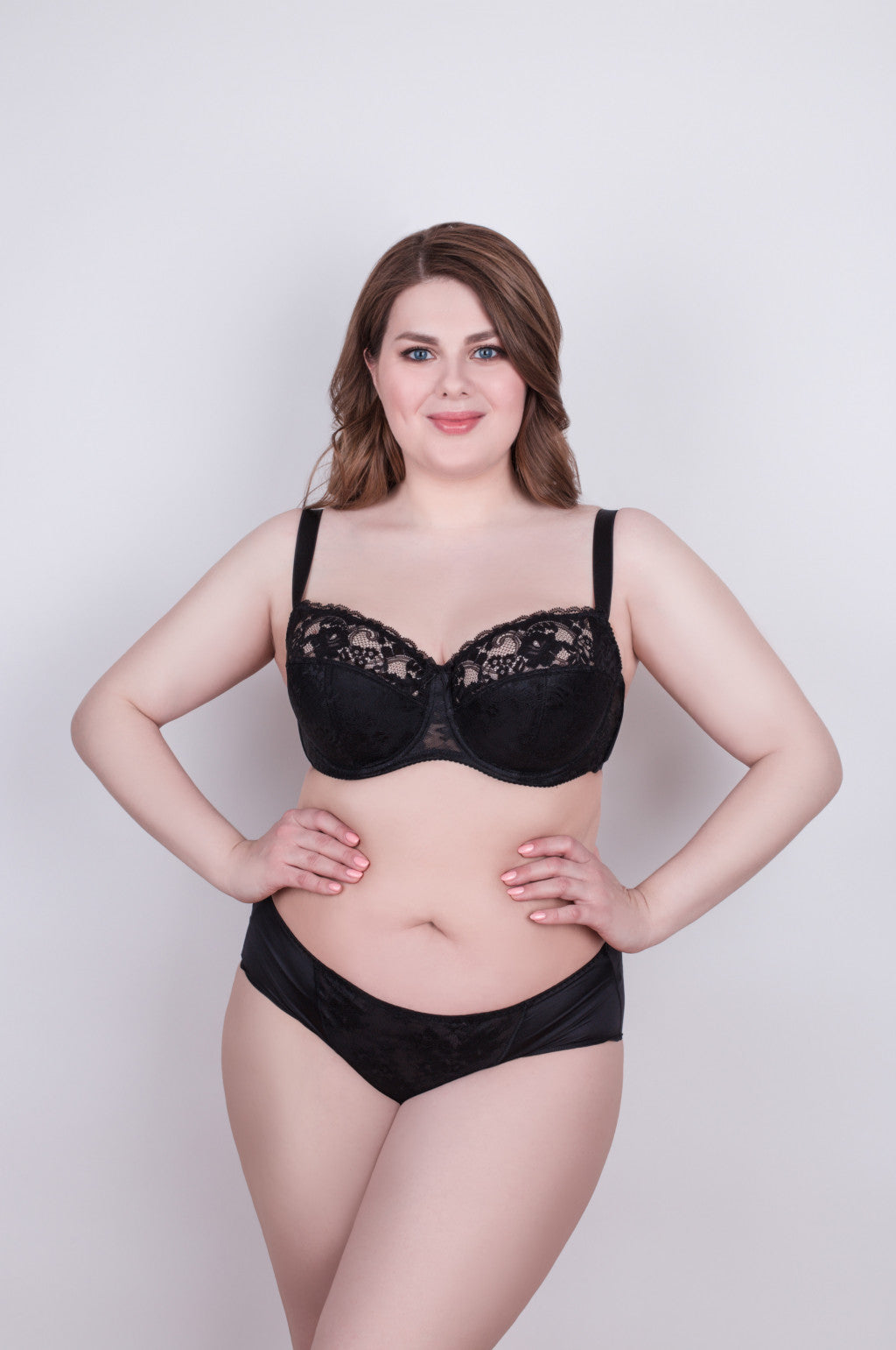 Bra Milavitsa 116180 - Lace Balconette with Cotton Cups Main image