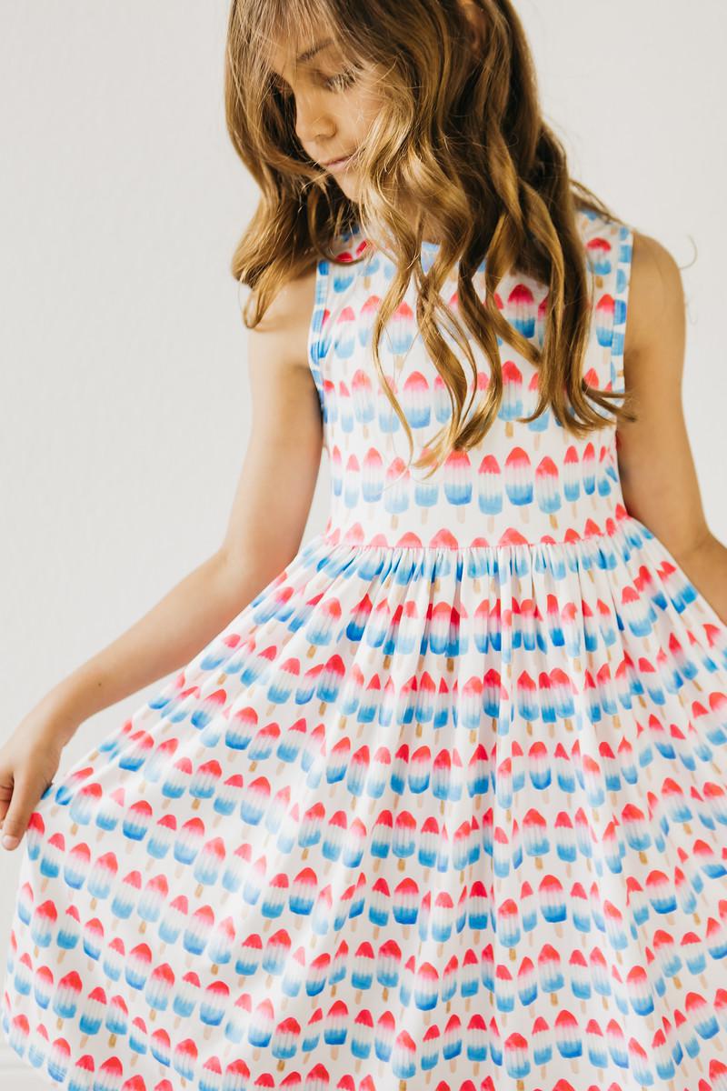 Red, White & Cute Tank Twirl Dress Secondary image