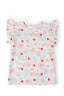Red, White, & Sweet S/S Ruffle Tee