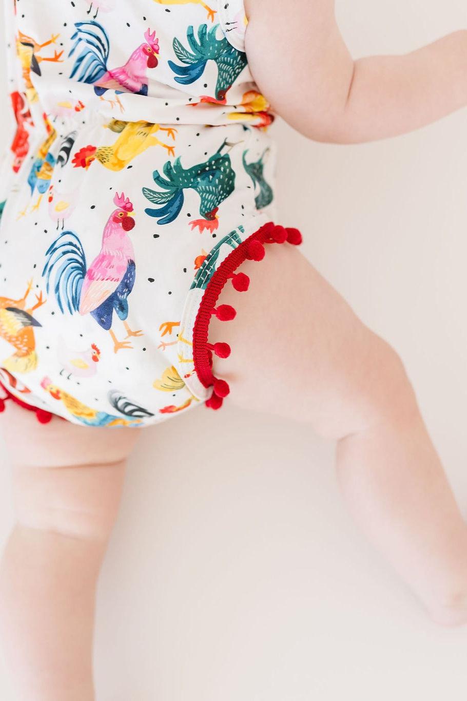 Rooster Pom Pom Romper Secondary image