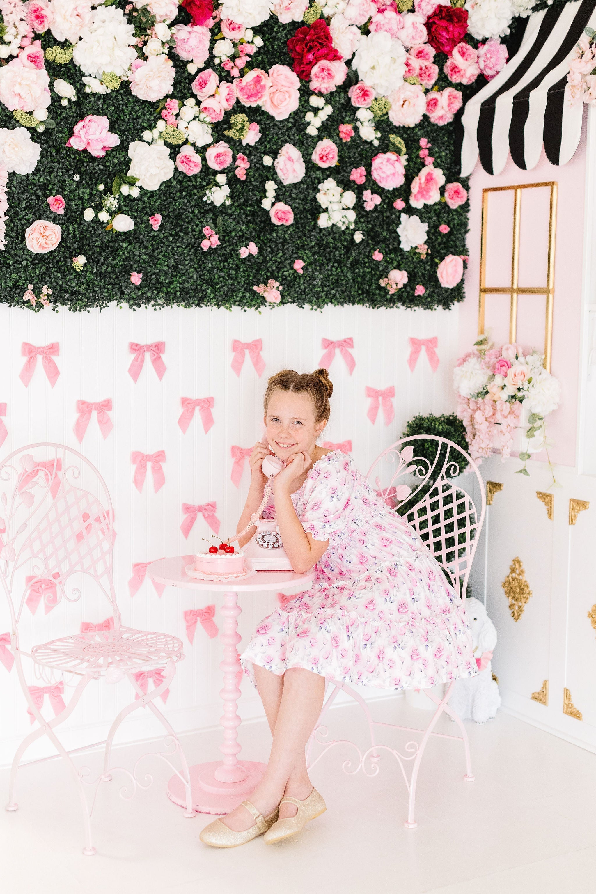Rose Garden Smocked Ruffle Dress Secondary image