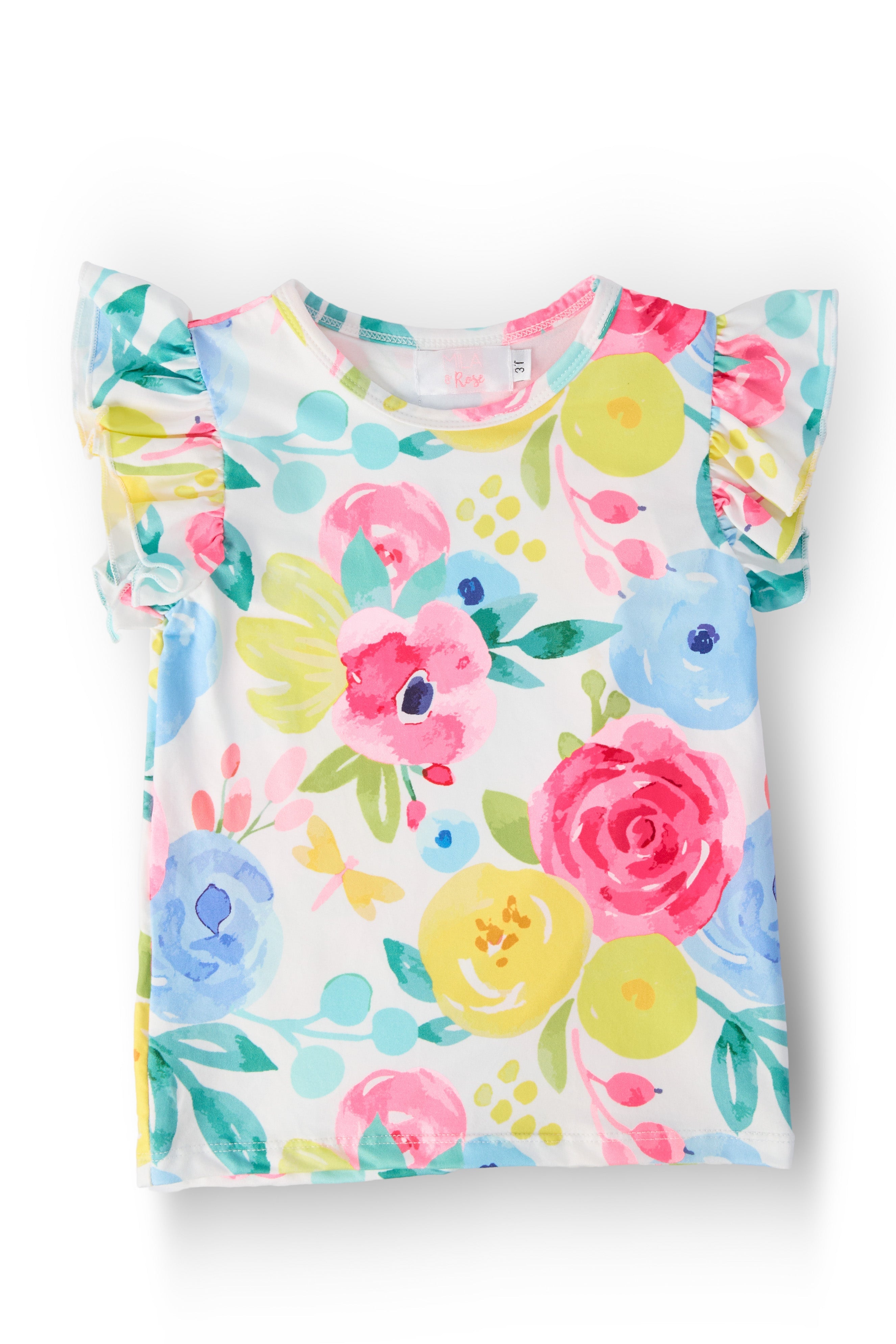 Rosie S/S Ruffle Tee Main image