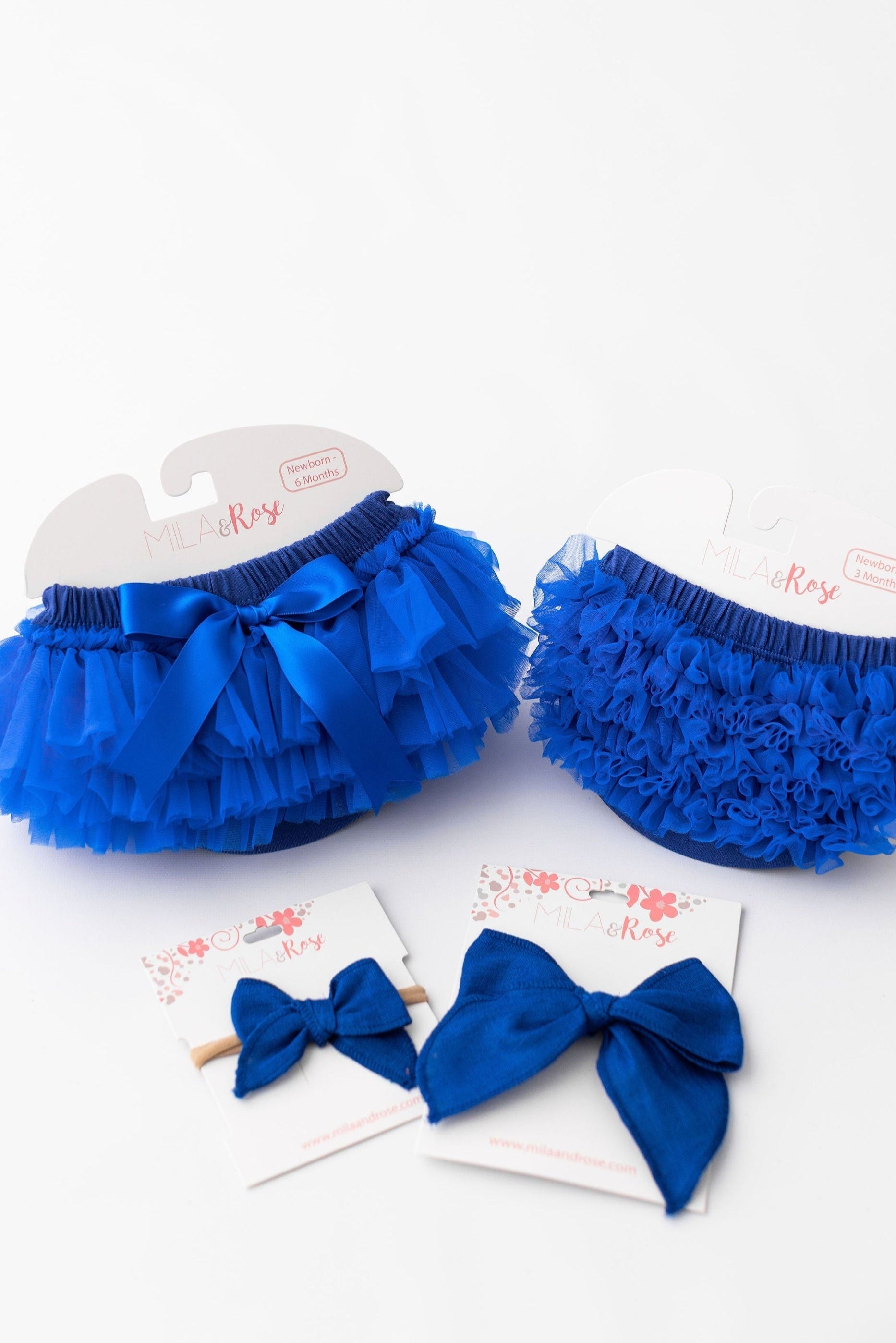 Royal Blue Ruffle Bum Bloomer Secondary image