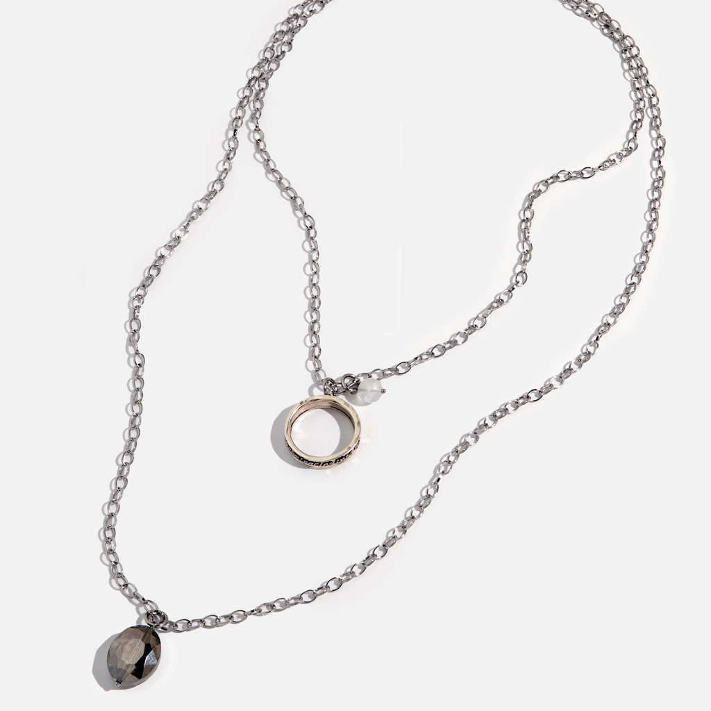 I Welcome Miracles Ring Original Necklace