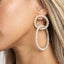 Marilyn Double Pearl Hoop