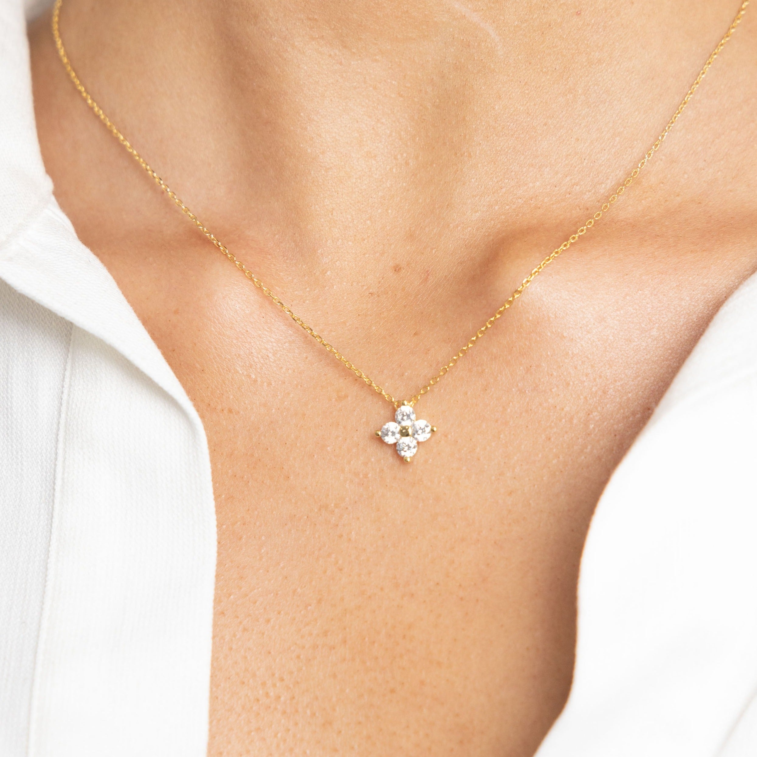 Mae CZ Pendant Necklace Secondary image
