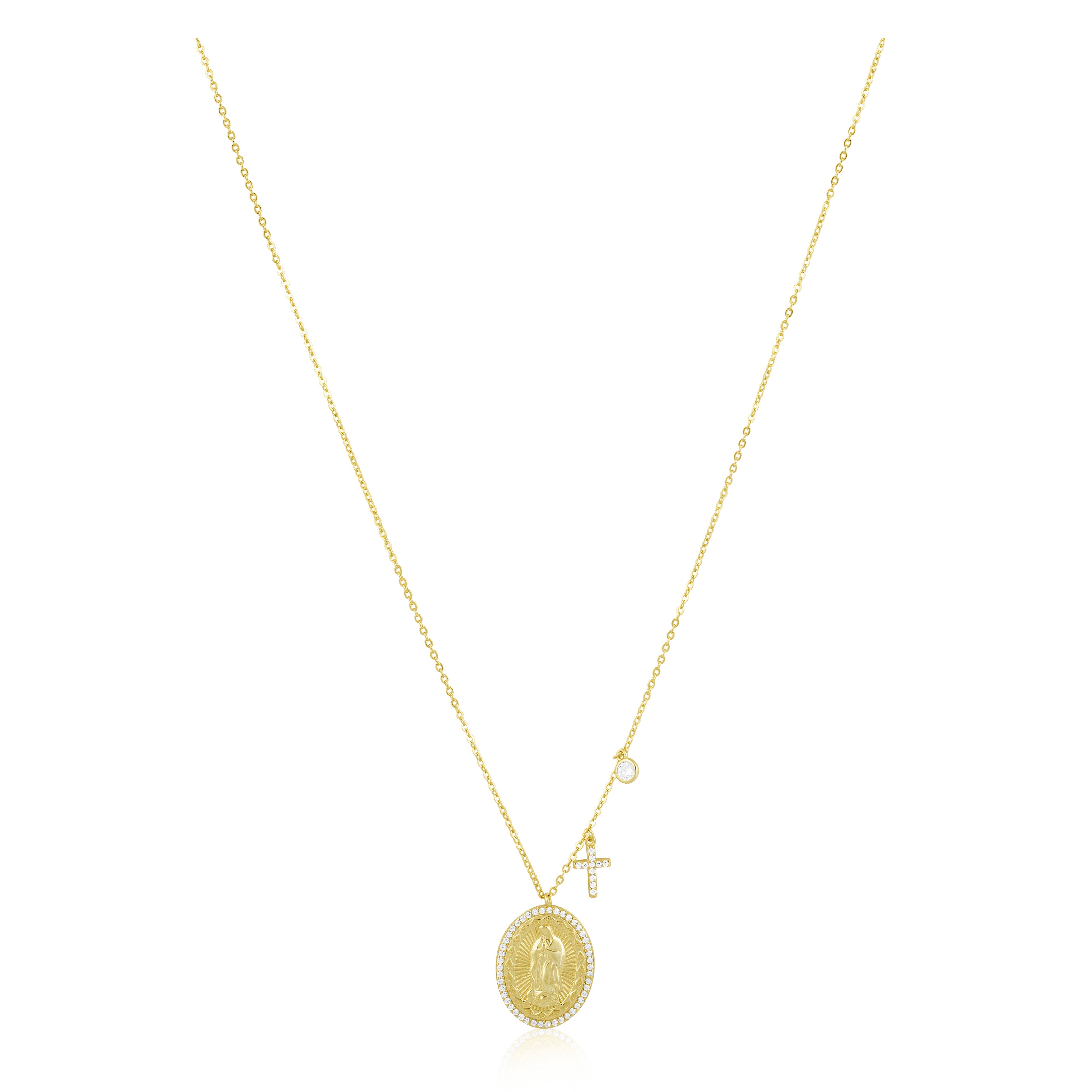 Virgin Mary Pendant Necklace Main image
