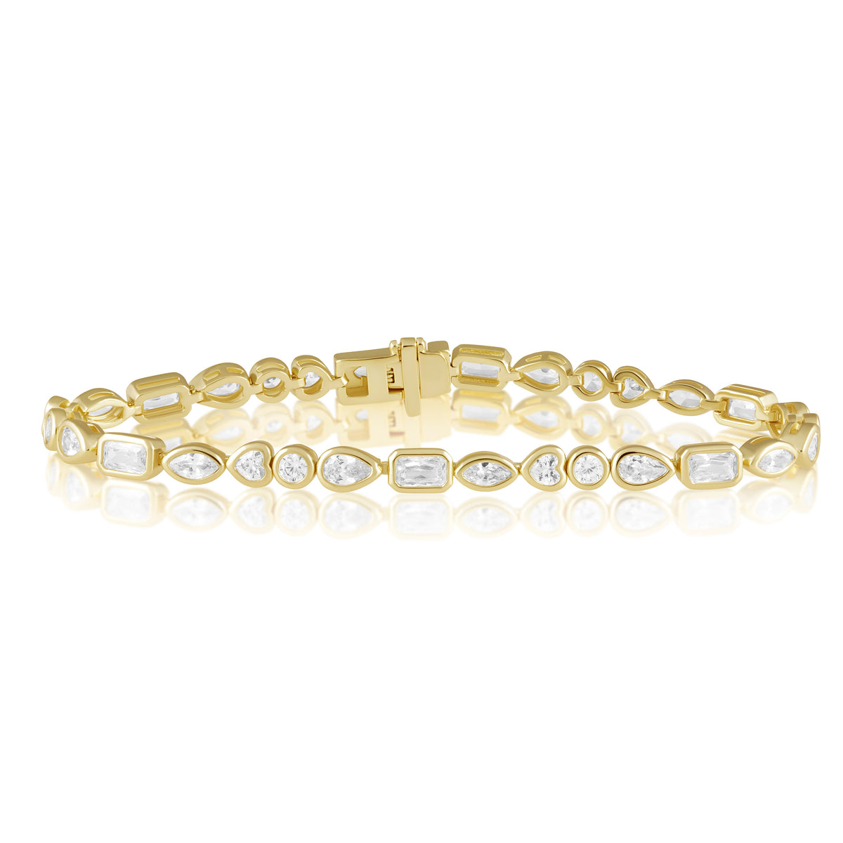 Perrine Bezel Tennis Bracelet Main image