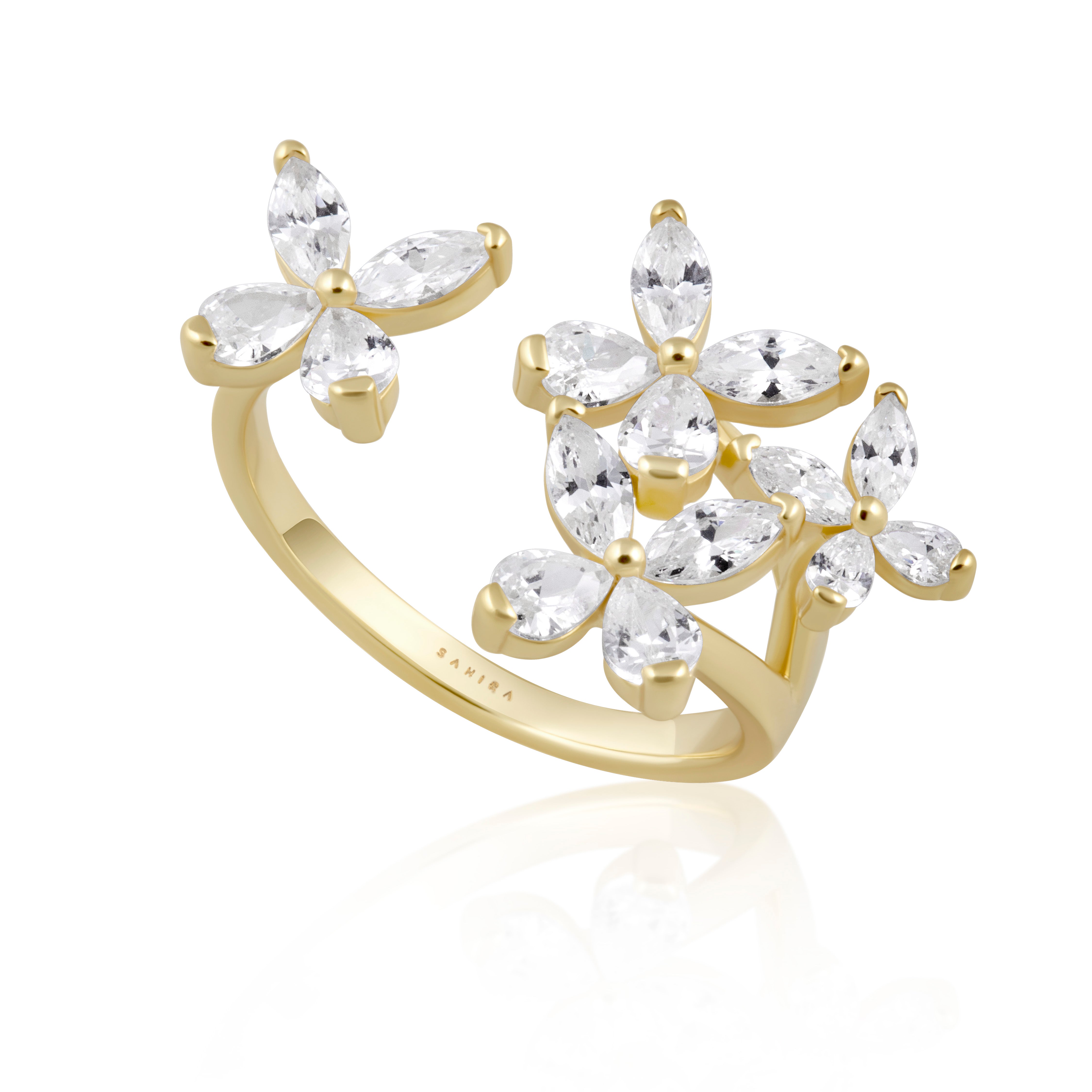 CZ Butterfly Ring Main image