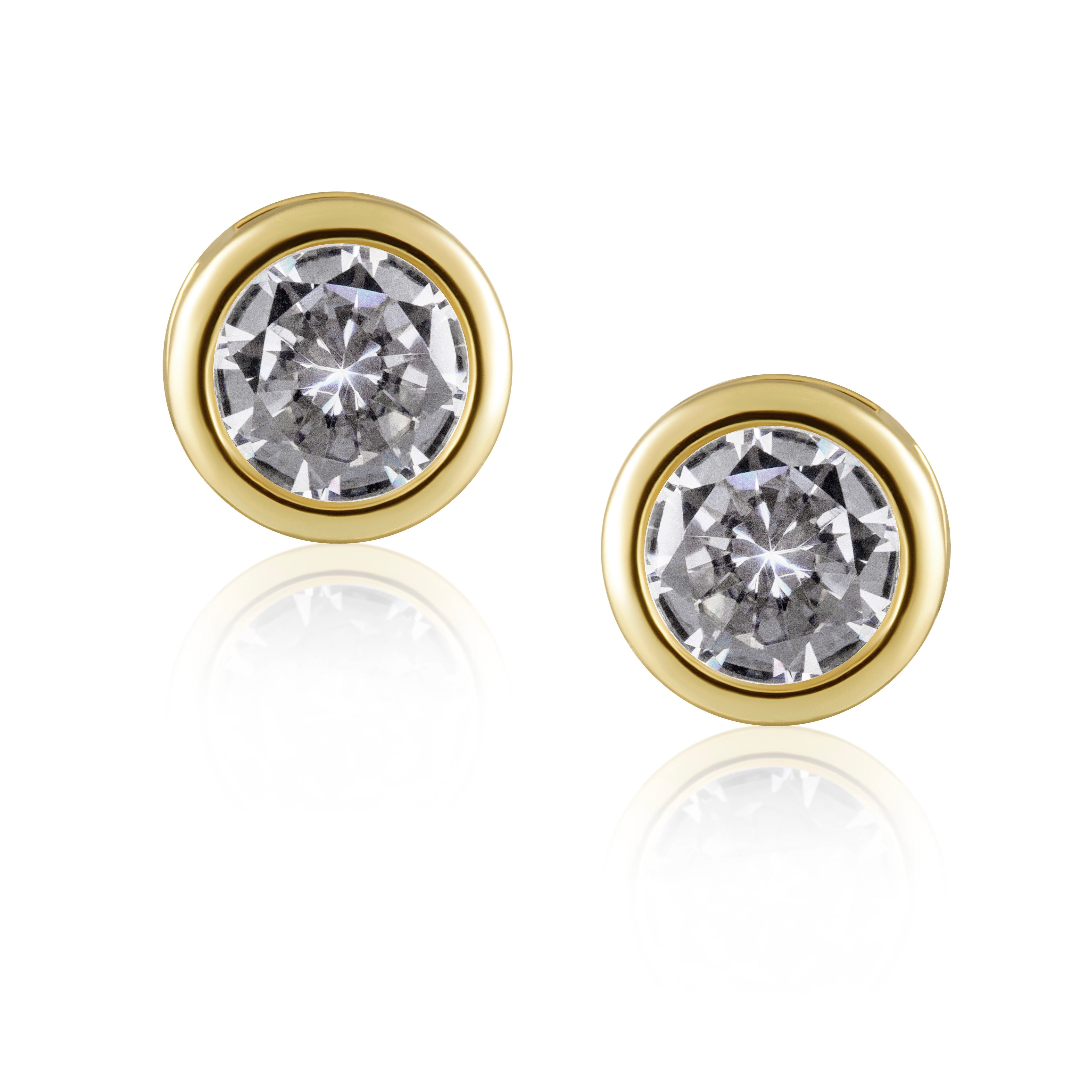 Alaina Bezel Studs Main image