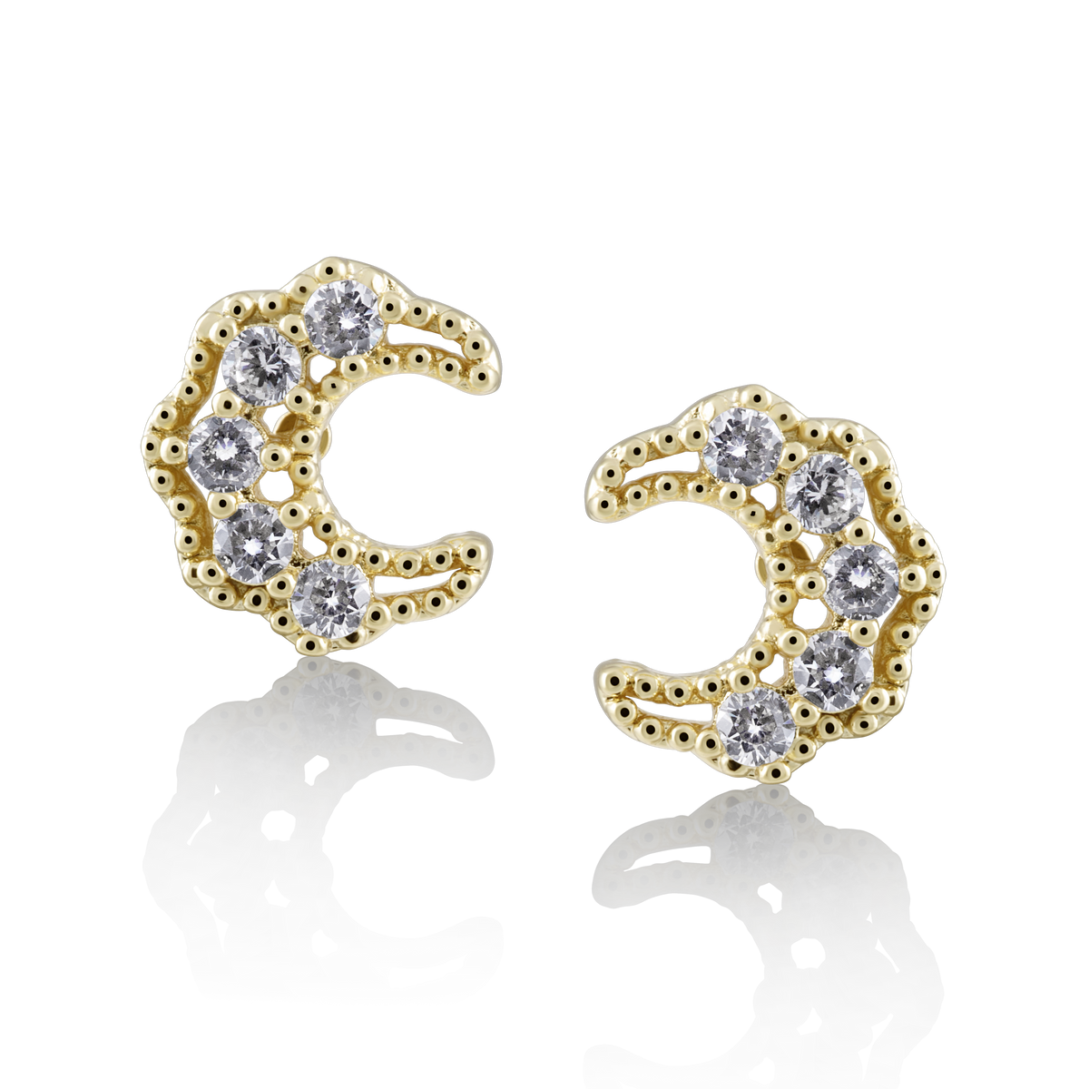 Crested Moon Stud Main image