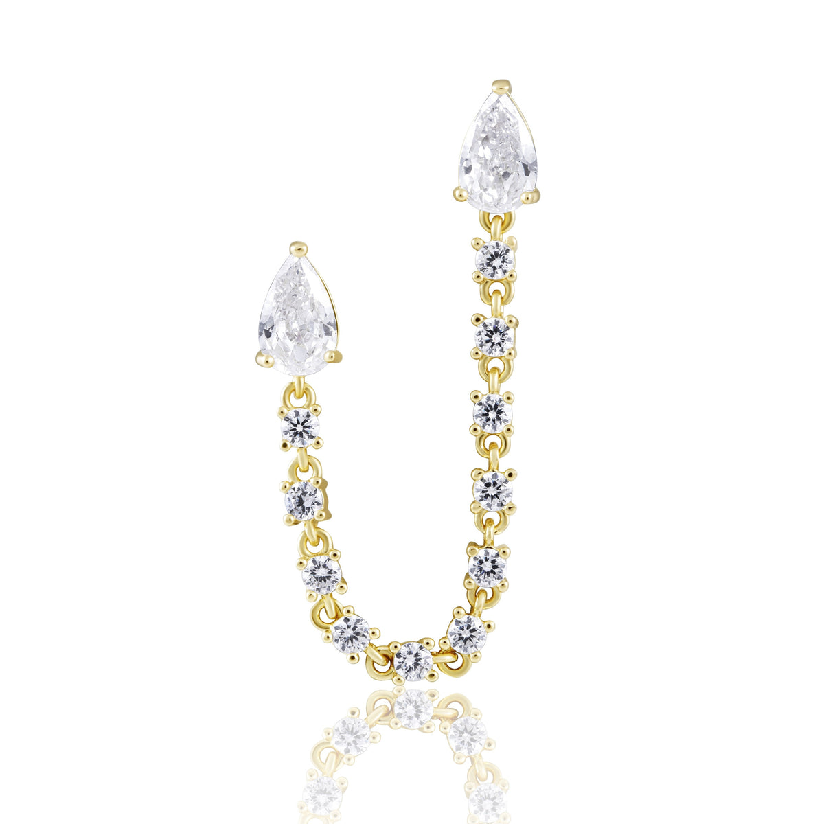 Delilah Double Stud Earring Main image