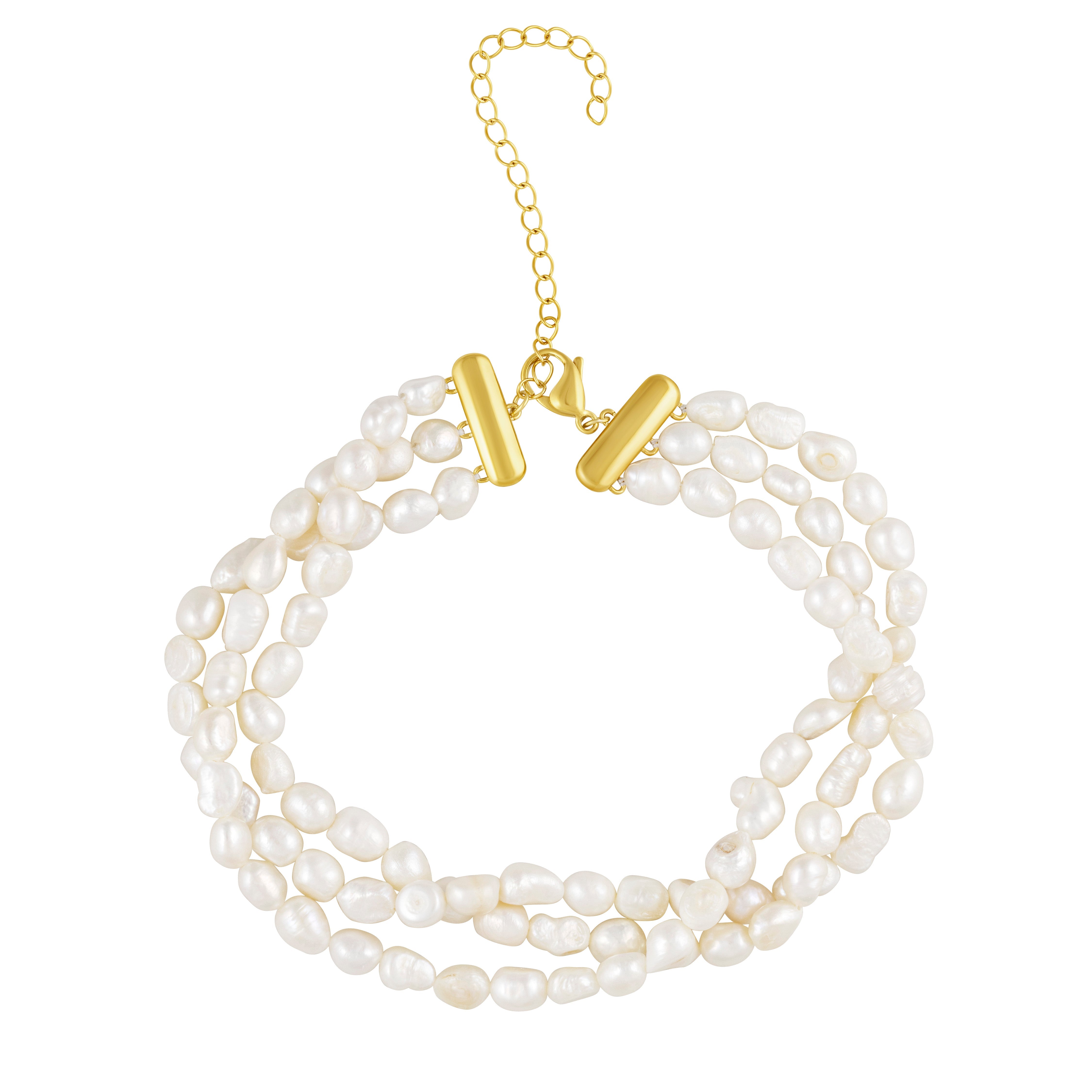 Madeline 3-Layered Pearl Choker Main image