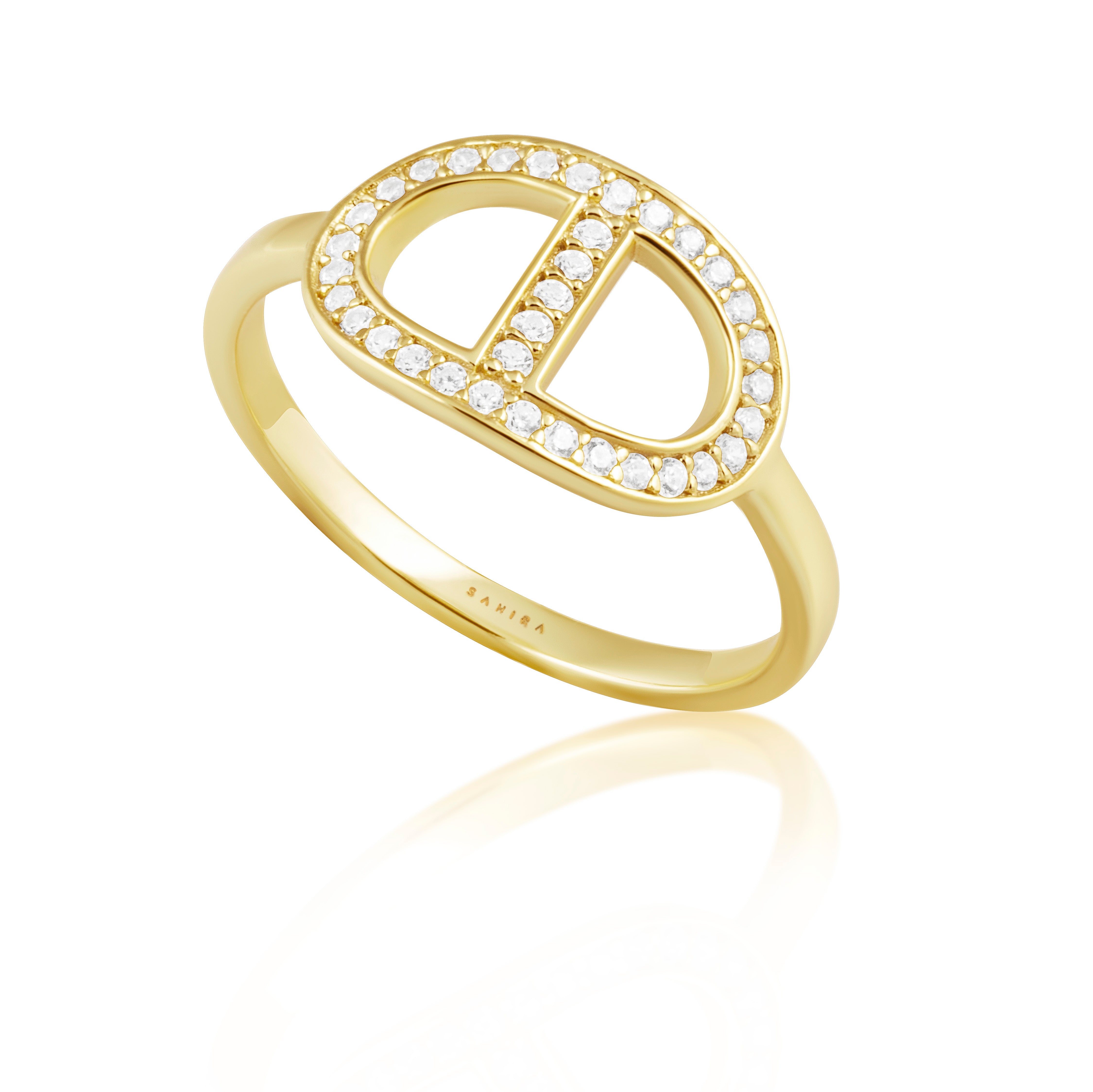 Rosie CZ Signet Ring Main image