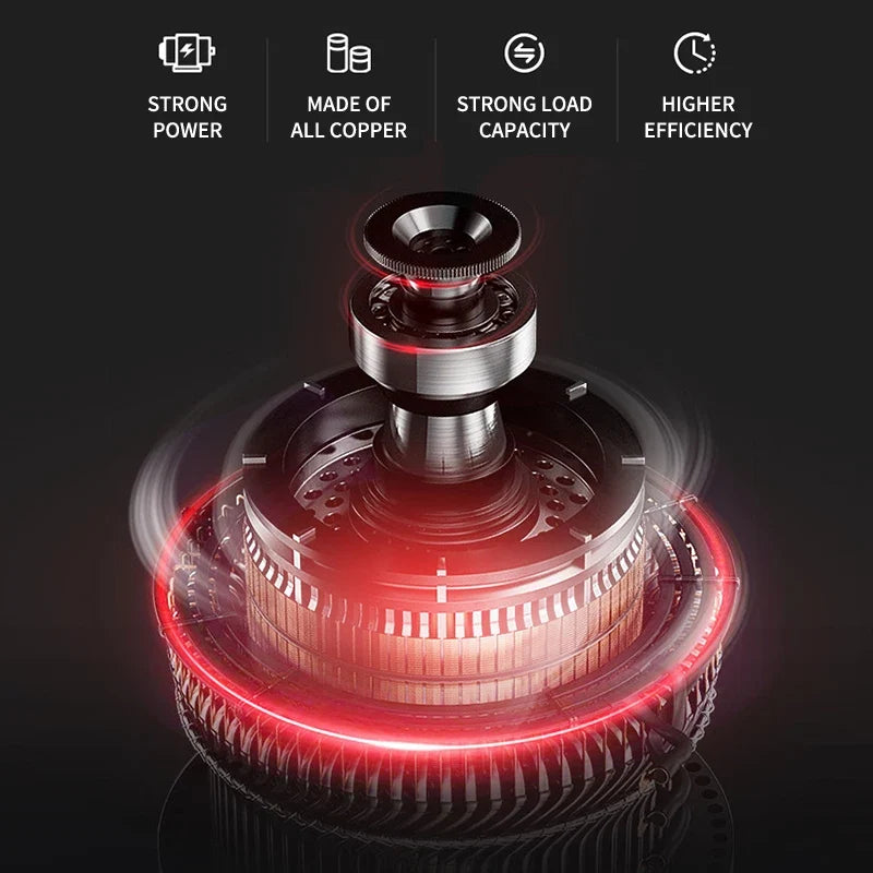 Handheld car vacuum cleaner, 15000pa portable cordless, dual use of blowing and suctionmulti-nozzles, for car, home, pet, office Main image