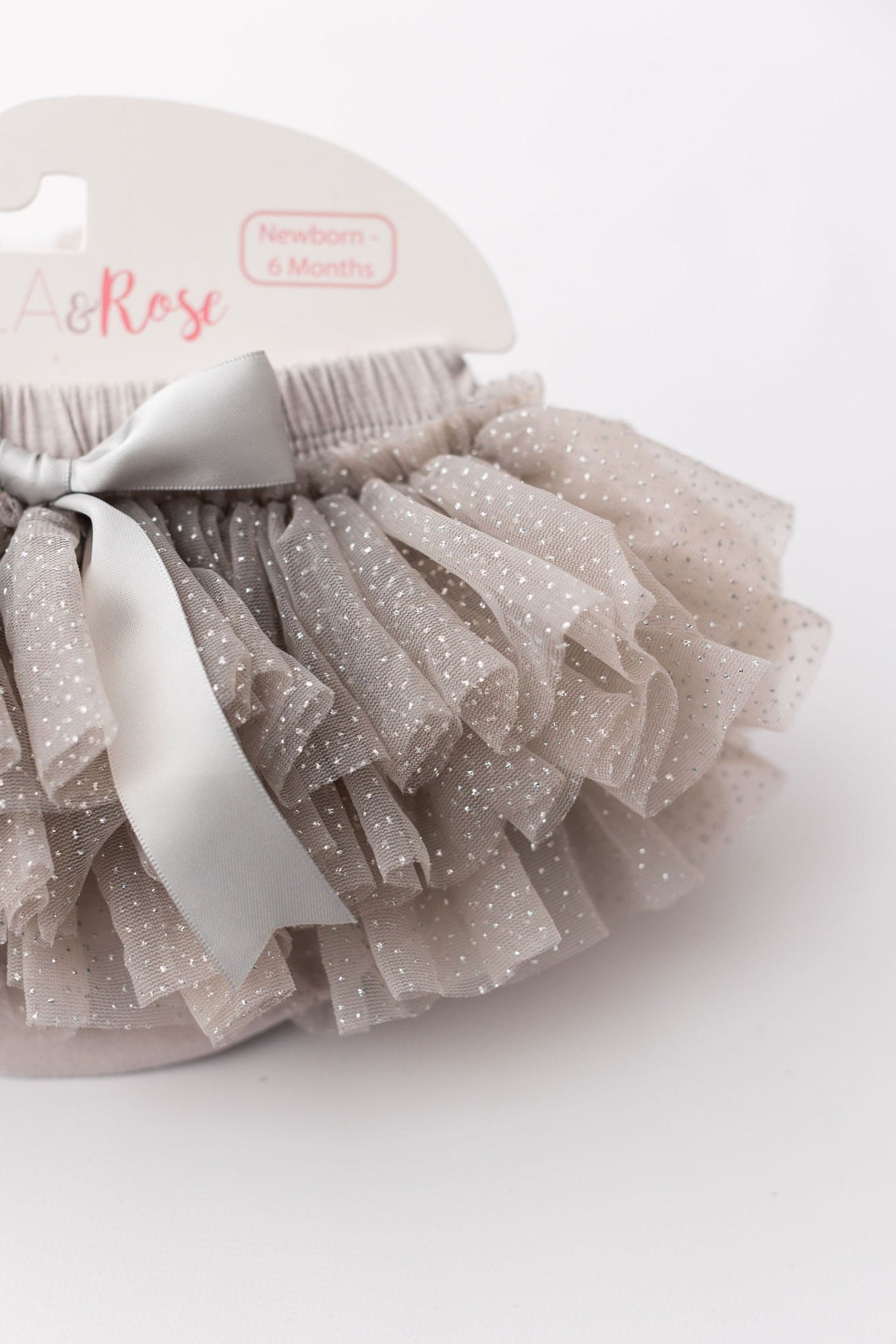 SALE Silver Glitter Ruffle Tutu Bloomer Secondary image
