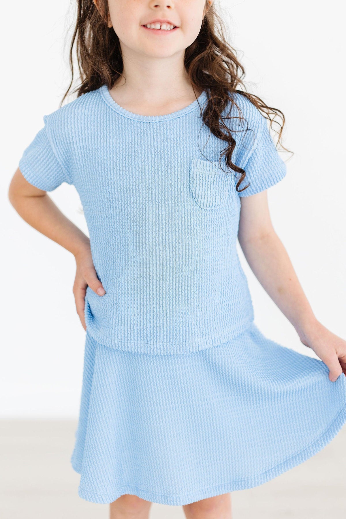 SALE Sky Blue Scrunchy Pocket Tee Main image