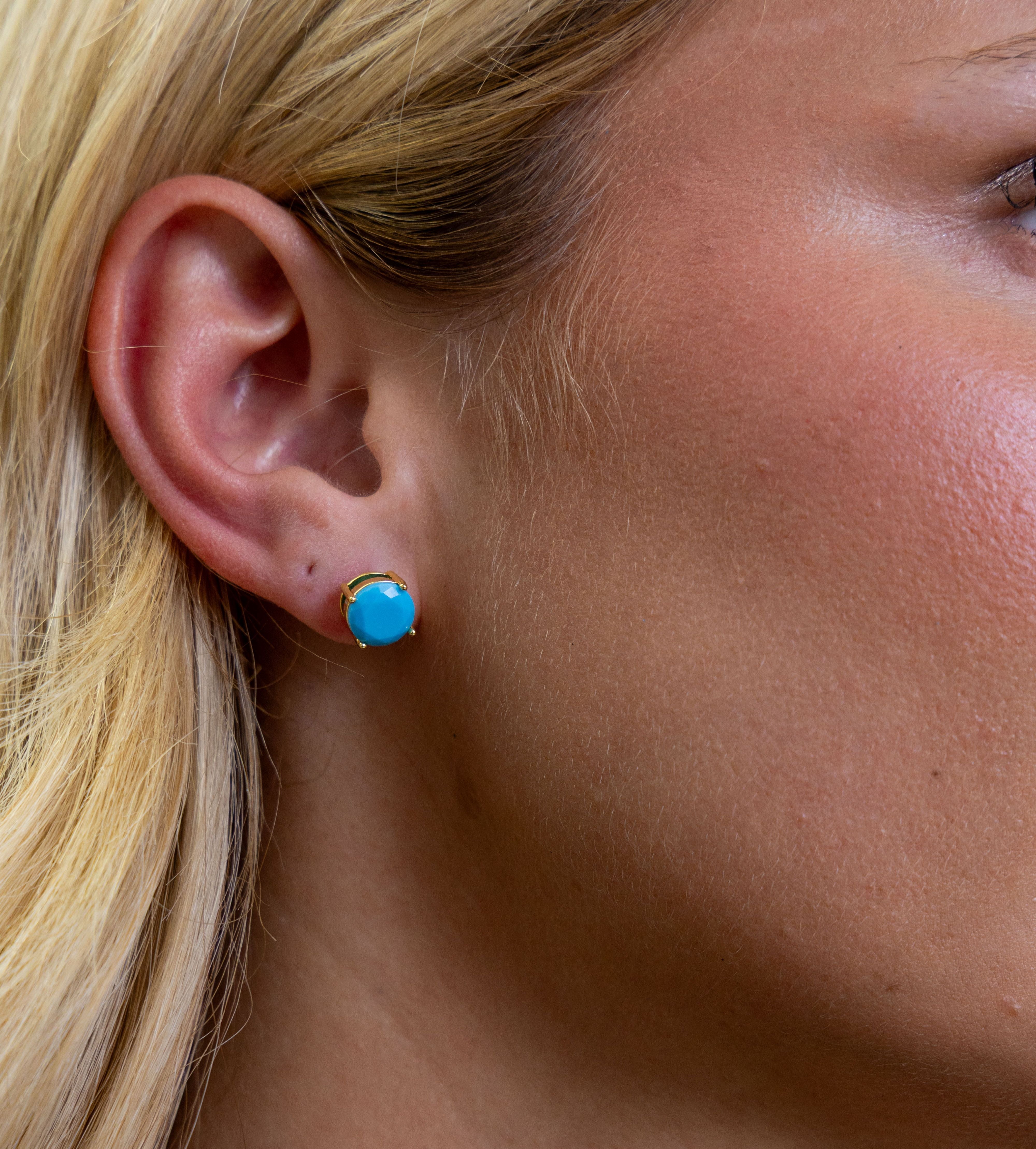 Incanto Studs Turquoise Secondary image
