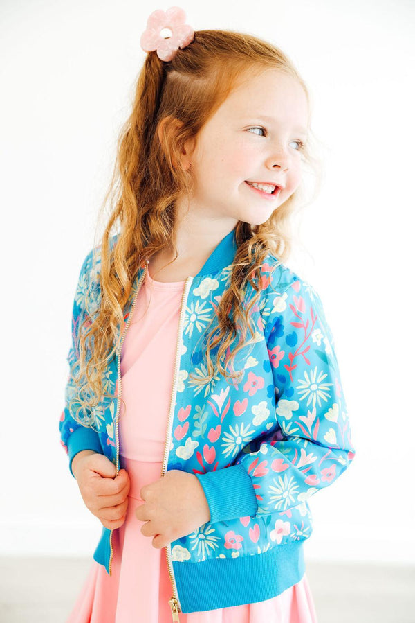 Springtime Splendor Satin Jacket