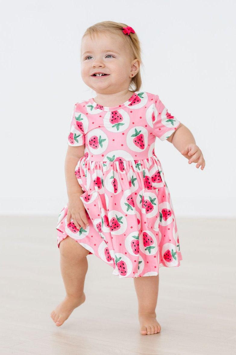 Strawberry Fields S/S Pocket Twirl Dress Secondary image