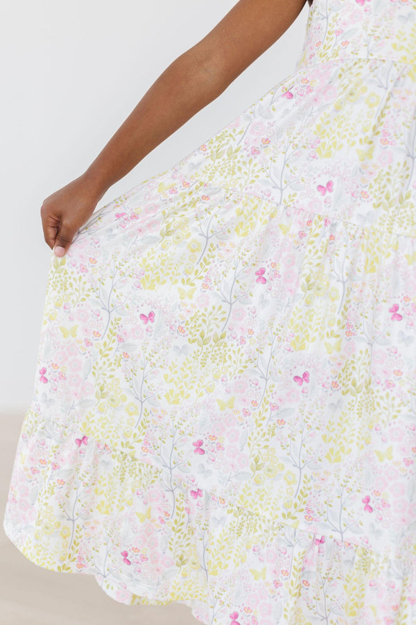 SALE Sunny Days Ruffle Maxi Dress