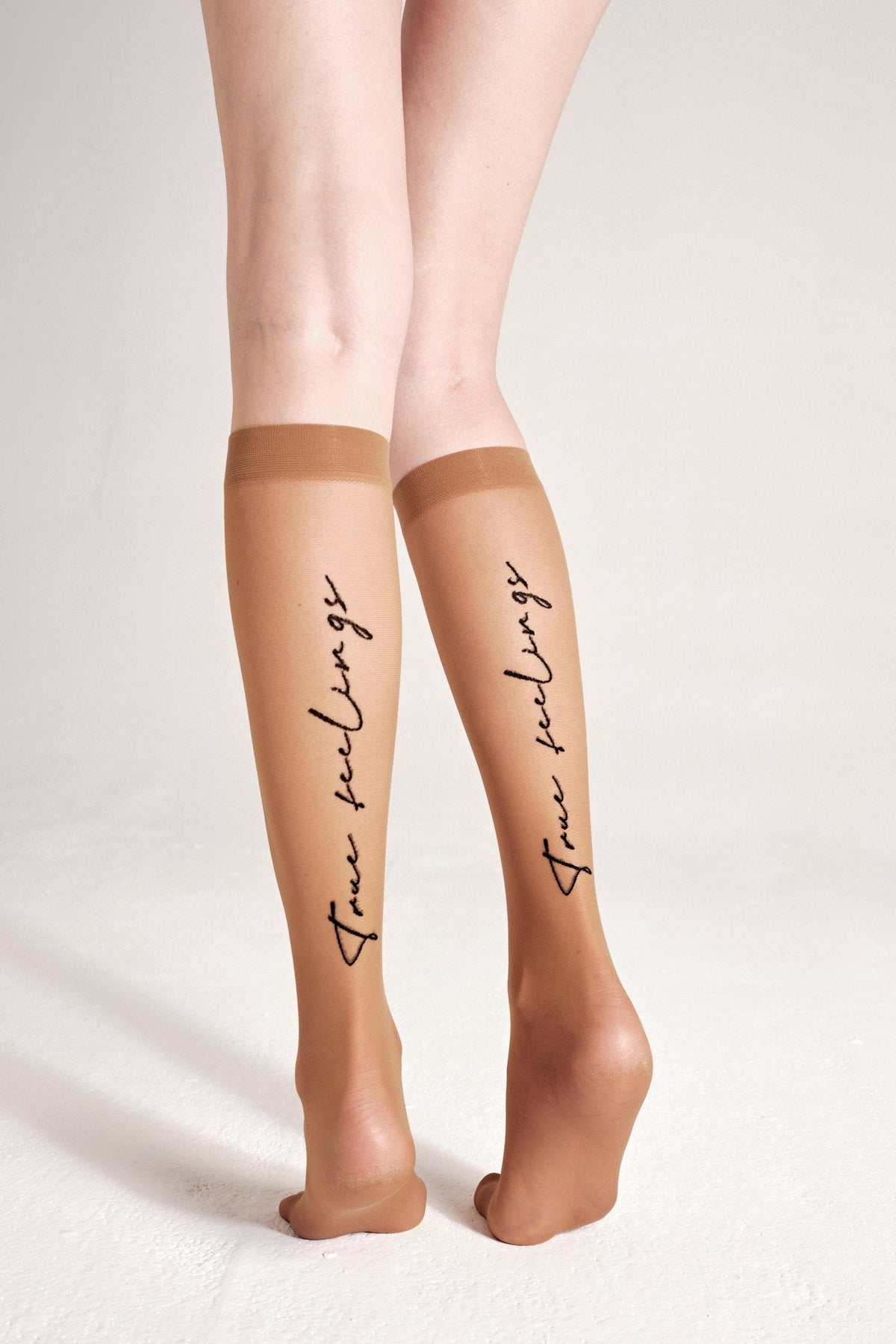 Fantasy Knee Highs Conte True Love - Elastic Band and Printed Design Main image