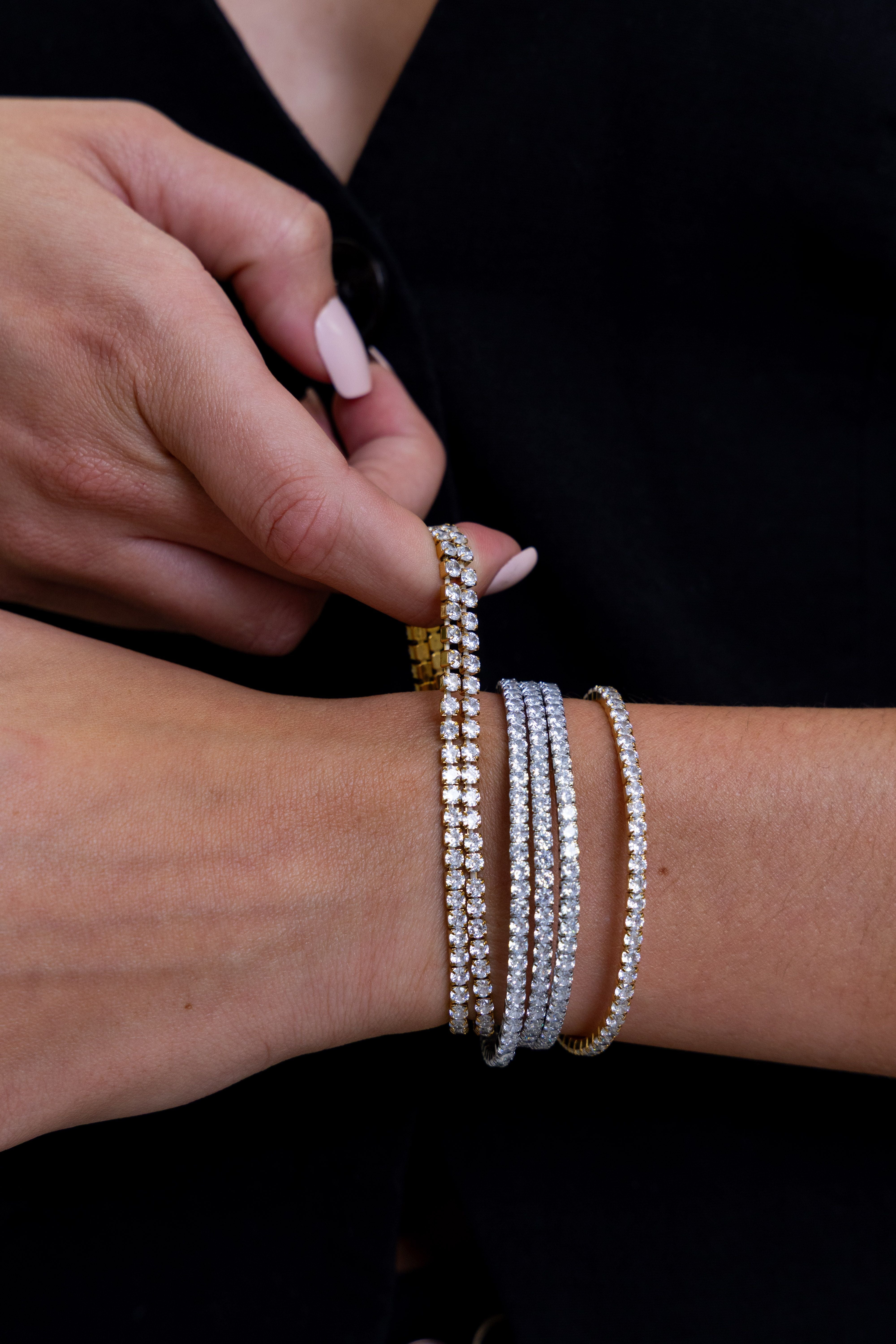 Eileen CZ Stretch Bracelet Secondary image